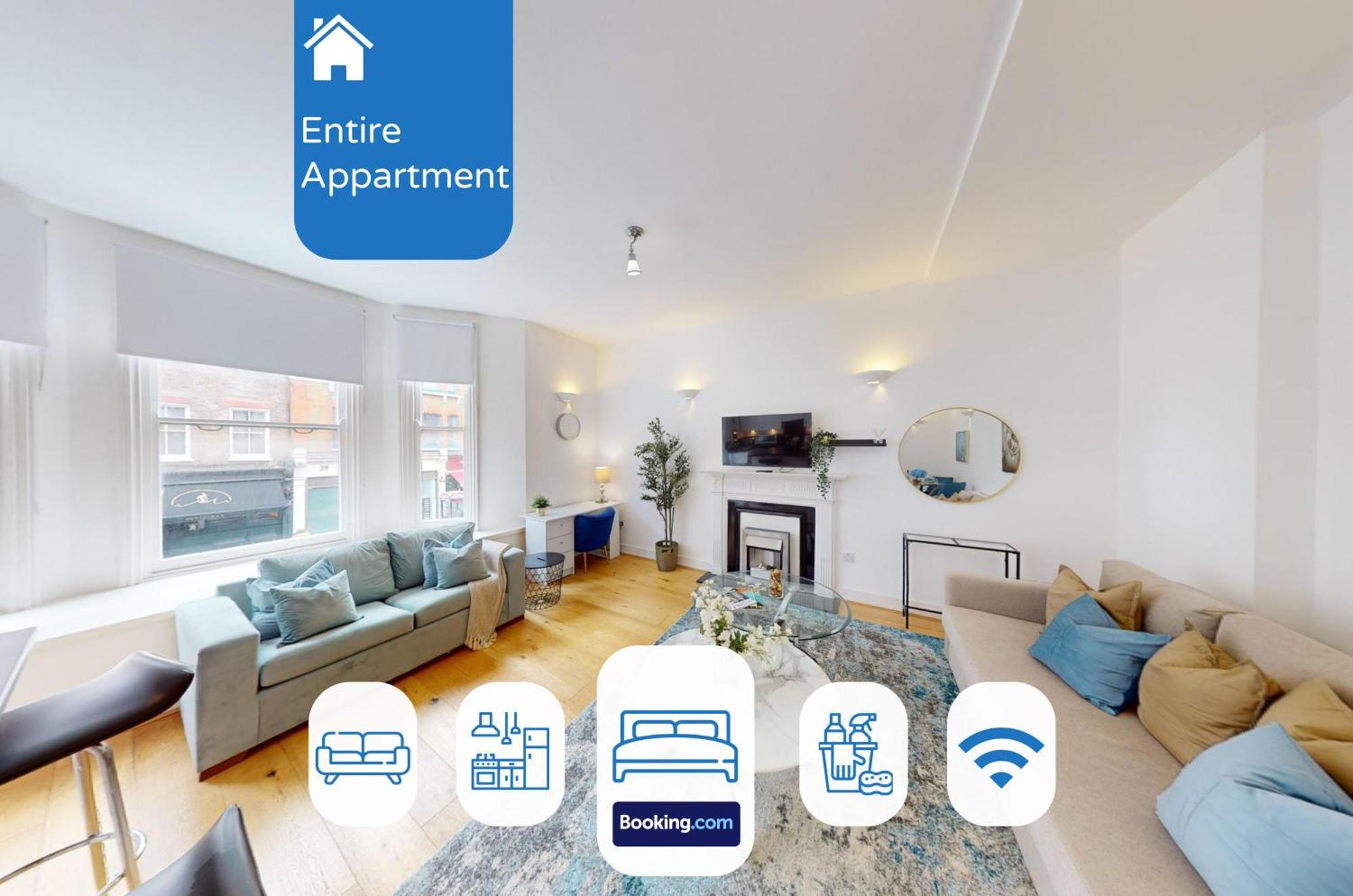 Two Bed By Livestay Short Lets & Serviced Near Oxford Circus Apartamento *