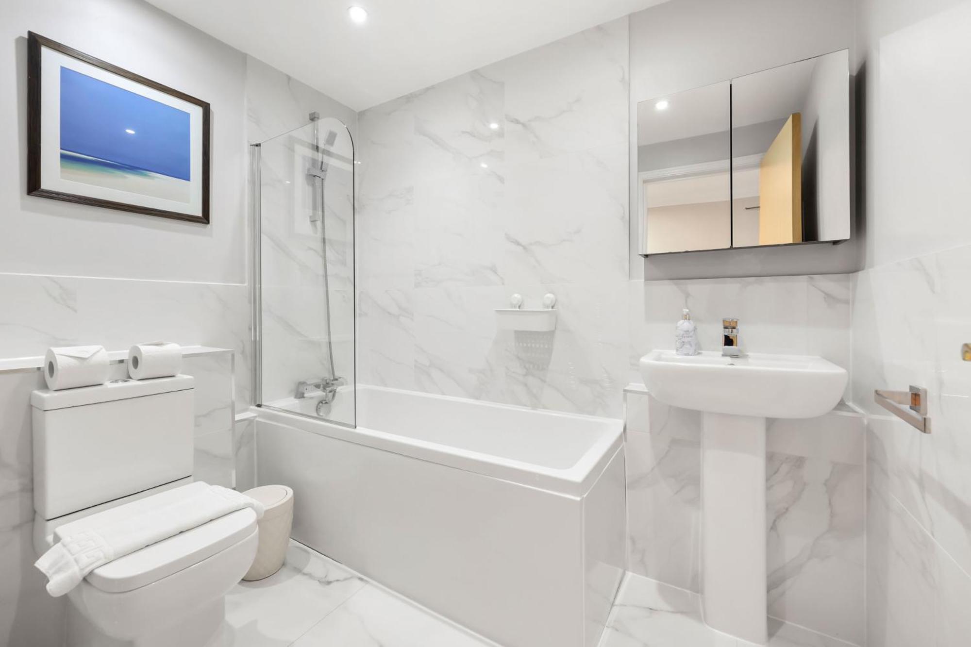 Appartement 2 Bedroom Short Term & Flexible Renting Canary Wharf With Free Parking And Free Wifi