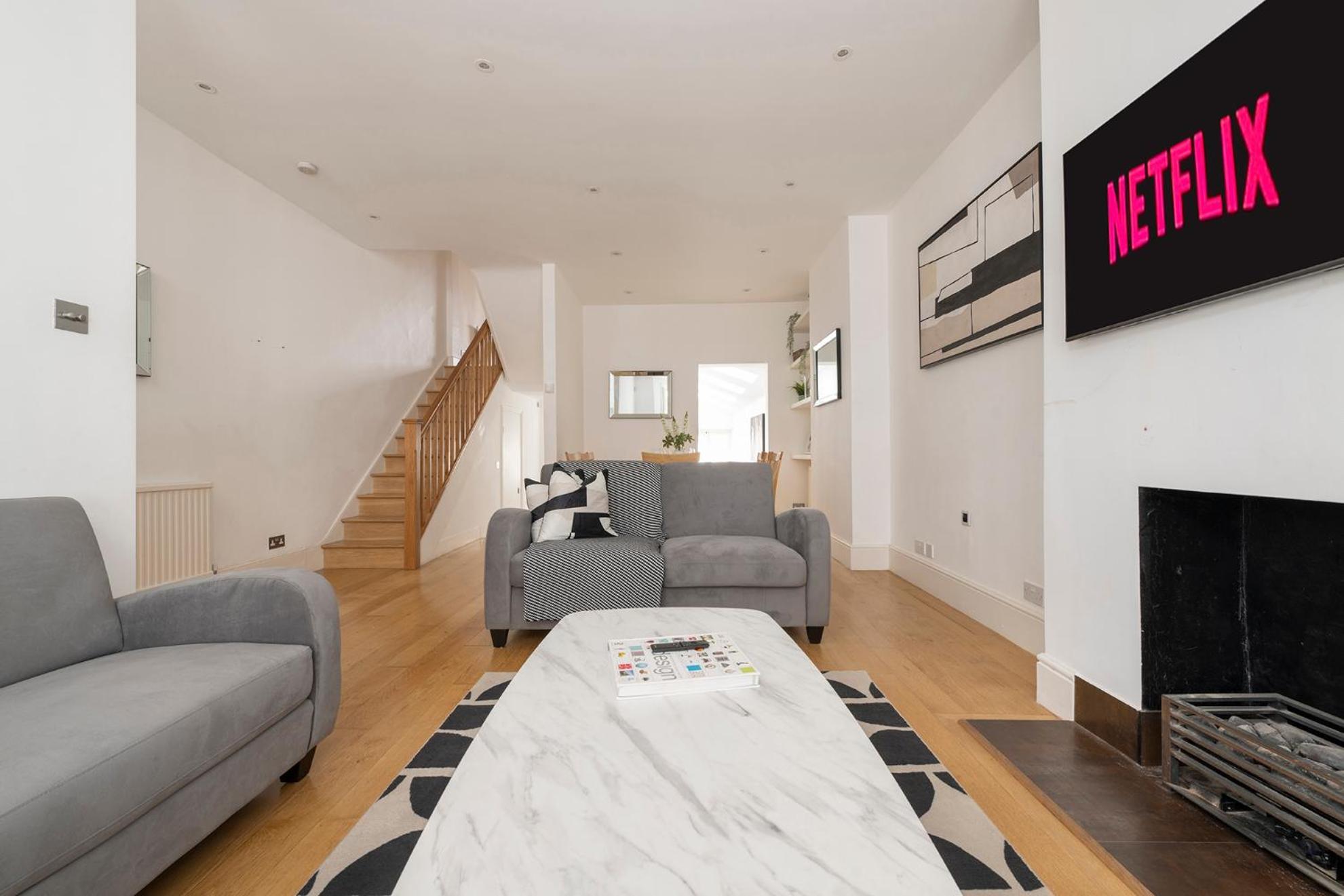 Fulham Spacious & Luxe House With Parking & Garden * Londres