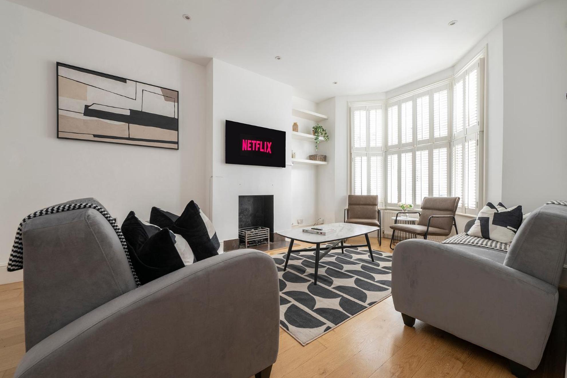 Fulham Spacious & Luxe House With Parking & Garden Apartamento *