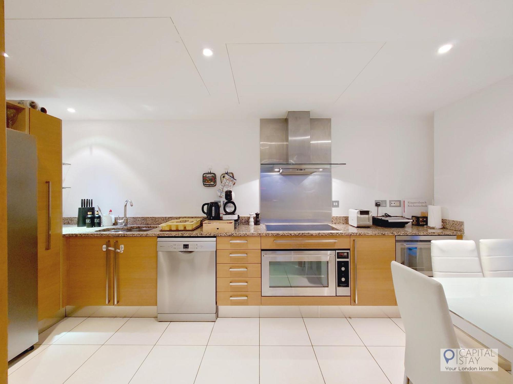 Appartement 3 Bed Serviced In Battersea - River Views Londres