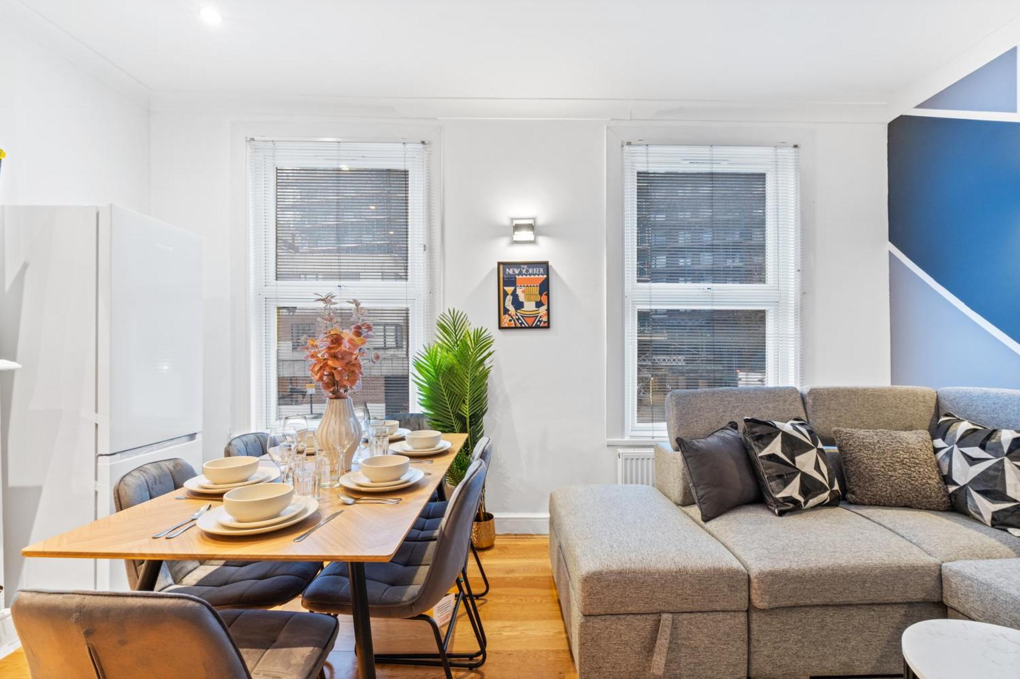 Appartement 3 Bed Trendy Vibe House In Earls Court Kensington *