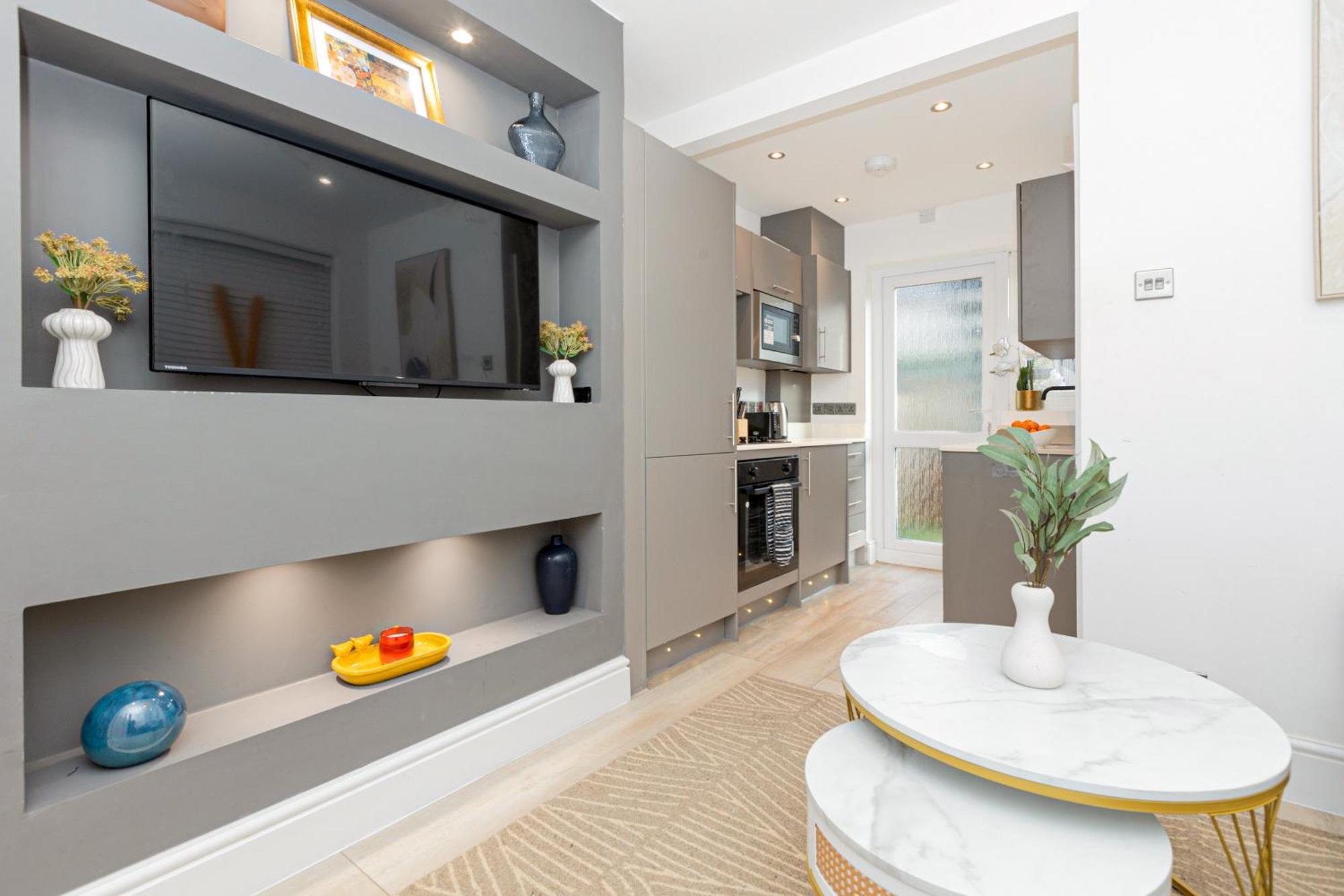 Appartement Classy 2br Btw Wimbledon & Streatham, 10 Min Tube *