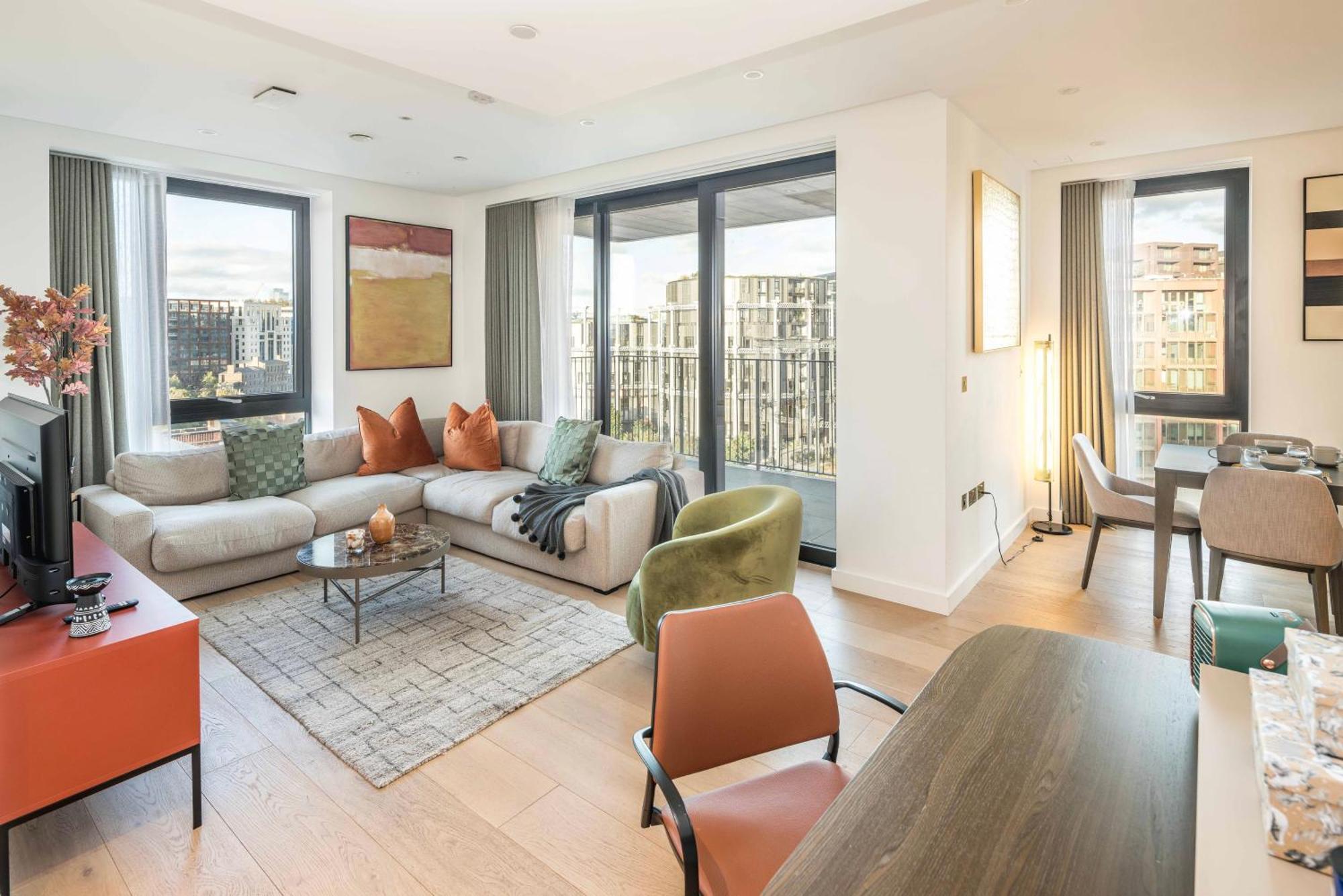 Kings Cross-new Development-super Luxury-sunset View-central Appartement Londres