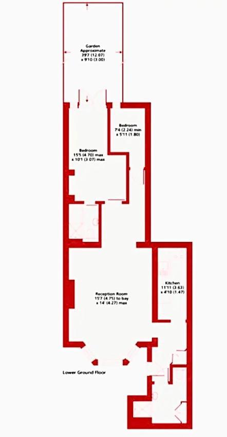 Holland Park Flat, 2bed 2bath, Breakfast, Lgf Appartement