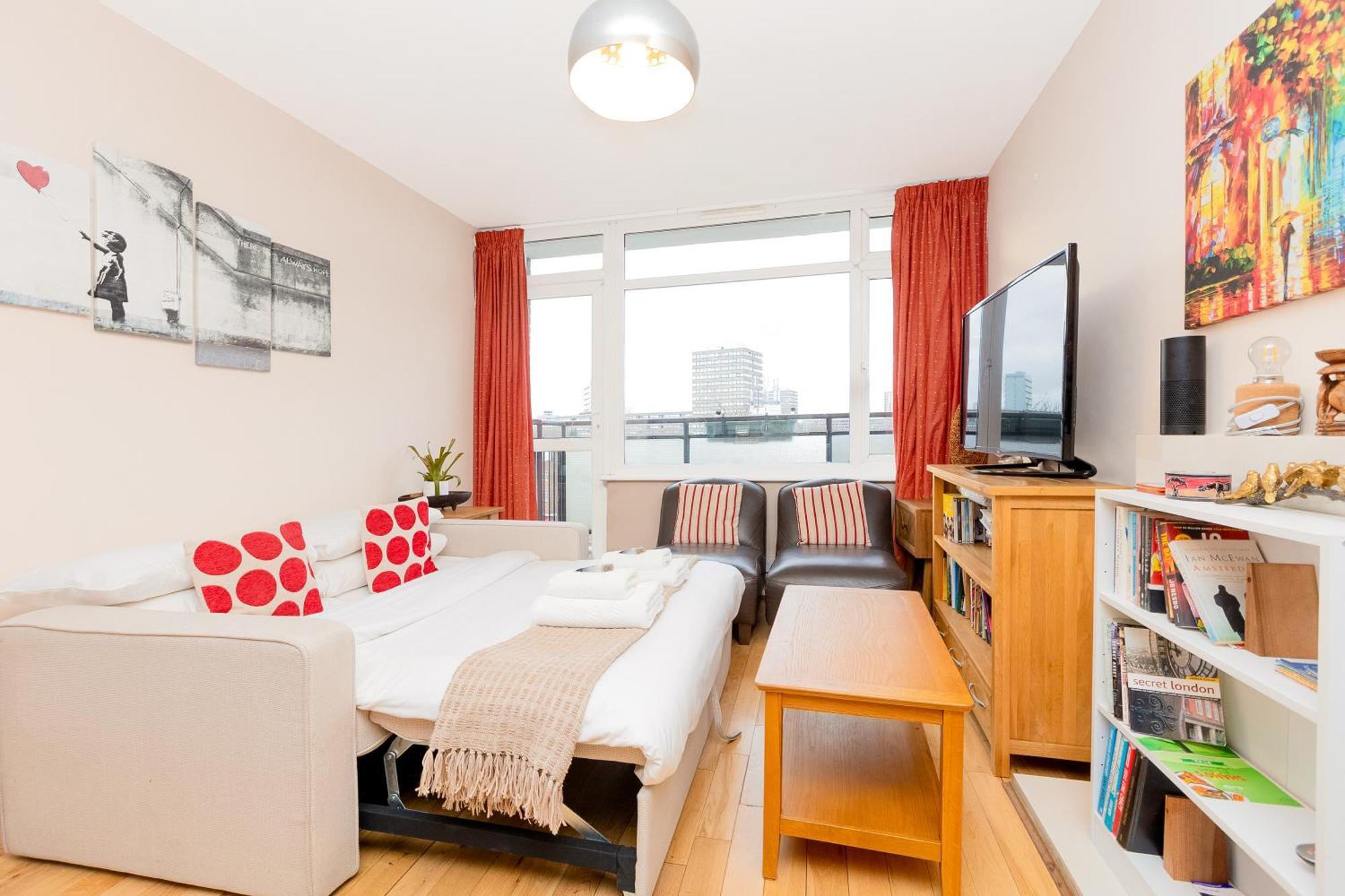 2br Balcony, Battersea, 5min Clapham Junction St *