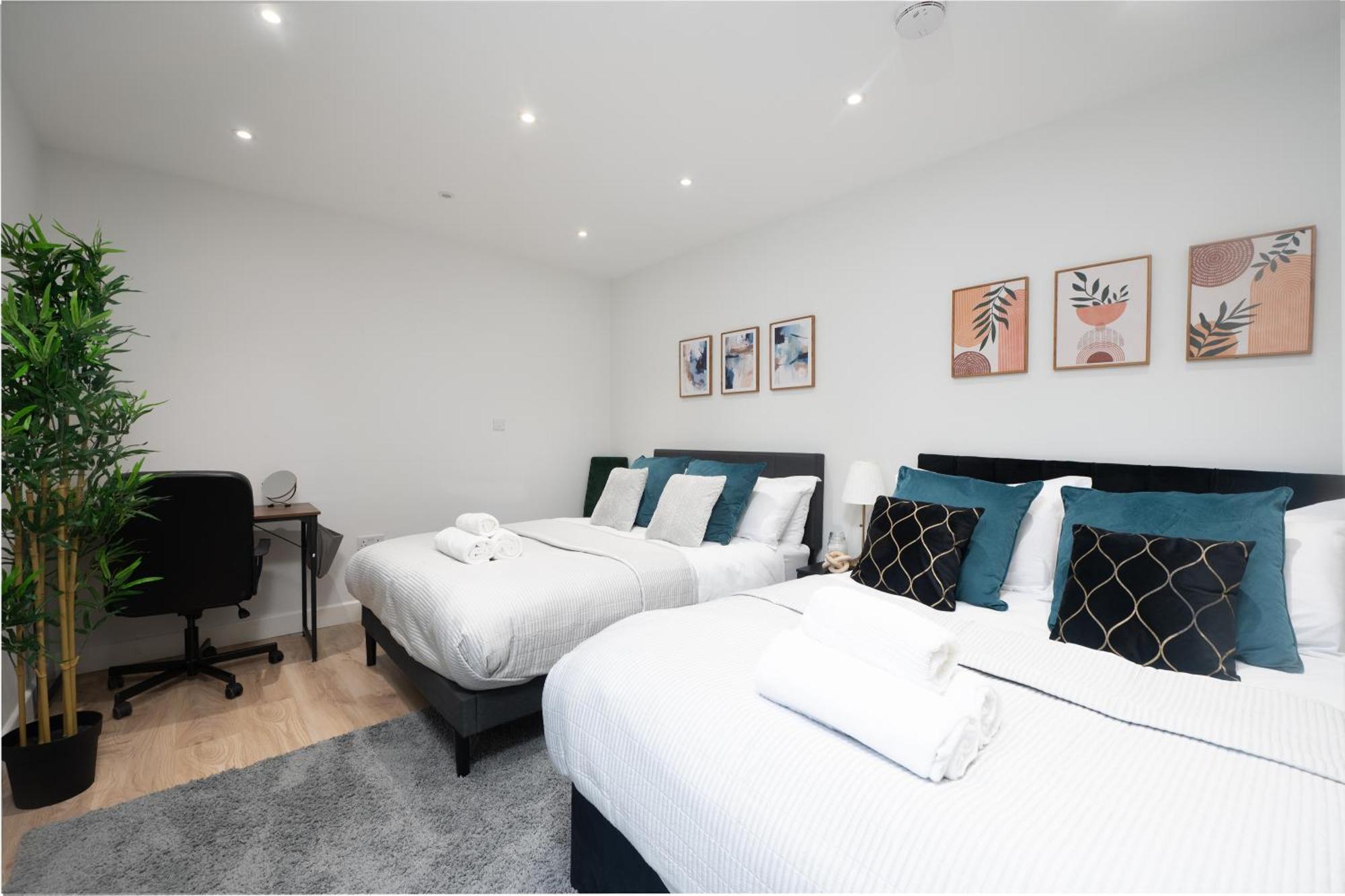 Appartement Stylish And Modern 2 Bedroom Flat, Finsbury Park, Sleeps Up To 6 Guests 3 Double Beds, Near Emirates Stadium