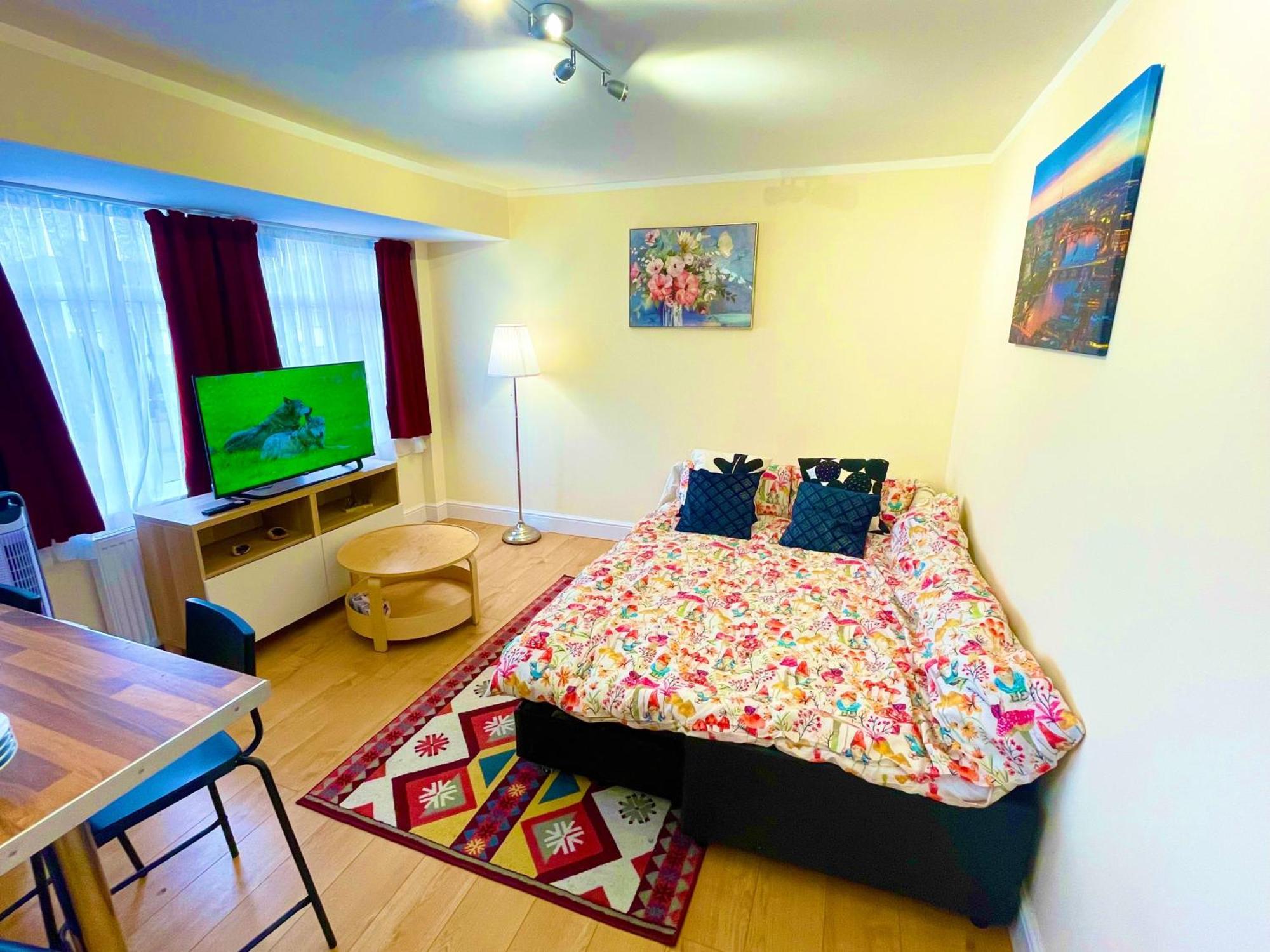 1bf-sleeps4-freeparking-pets-wifi- Appartement Londres