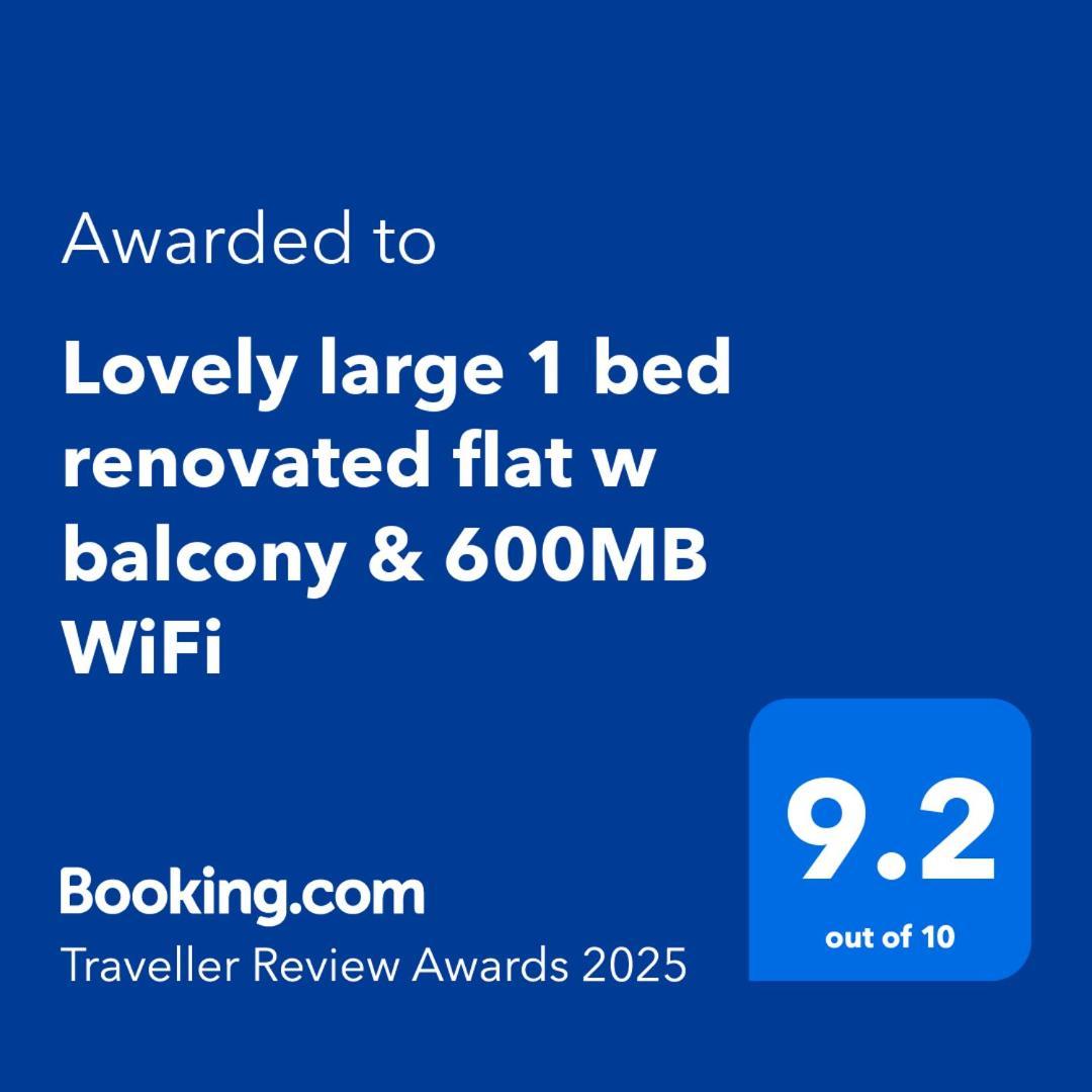 Apartamento Lovely Large 1 Bed Renovated Flat W Balcony & 600mb Wifi Londres