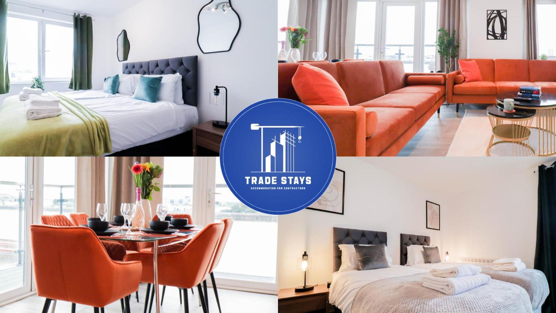 Stunning 2 Bedroom Riverside Apartamento