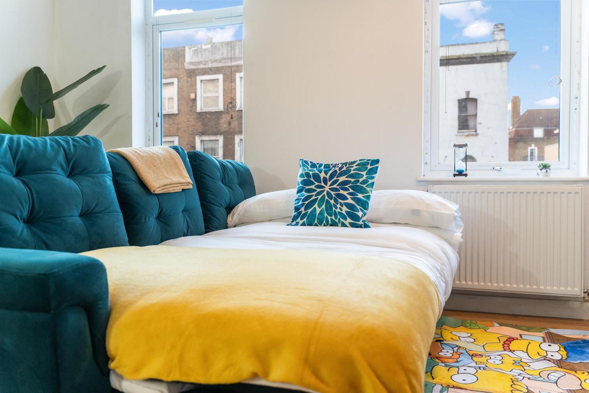 Apartment Cosy 1 Bed W Loft Sleeps 5 Close To Stations