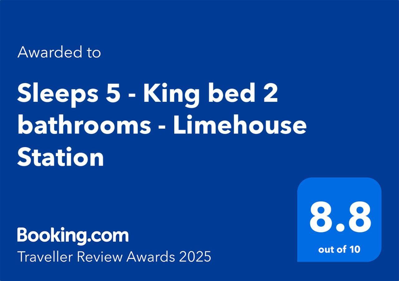 2br Flat King Bed 4 Min To Dlr Easy Access