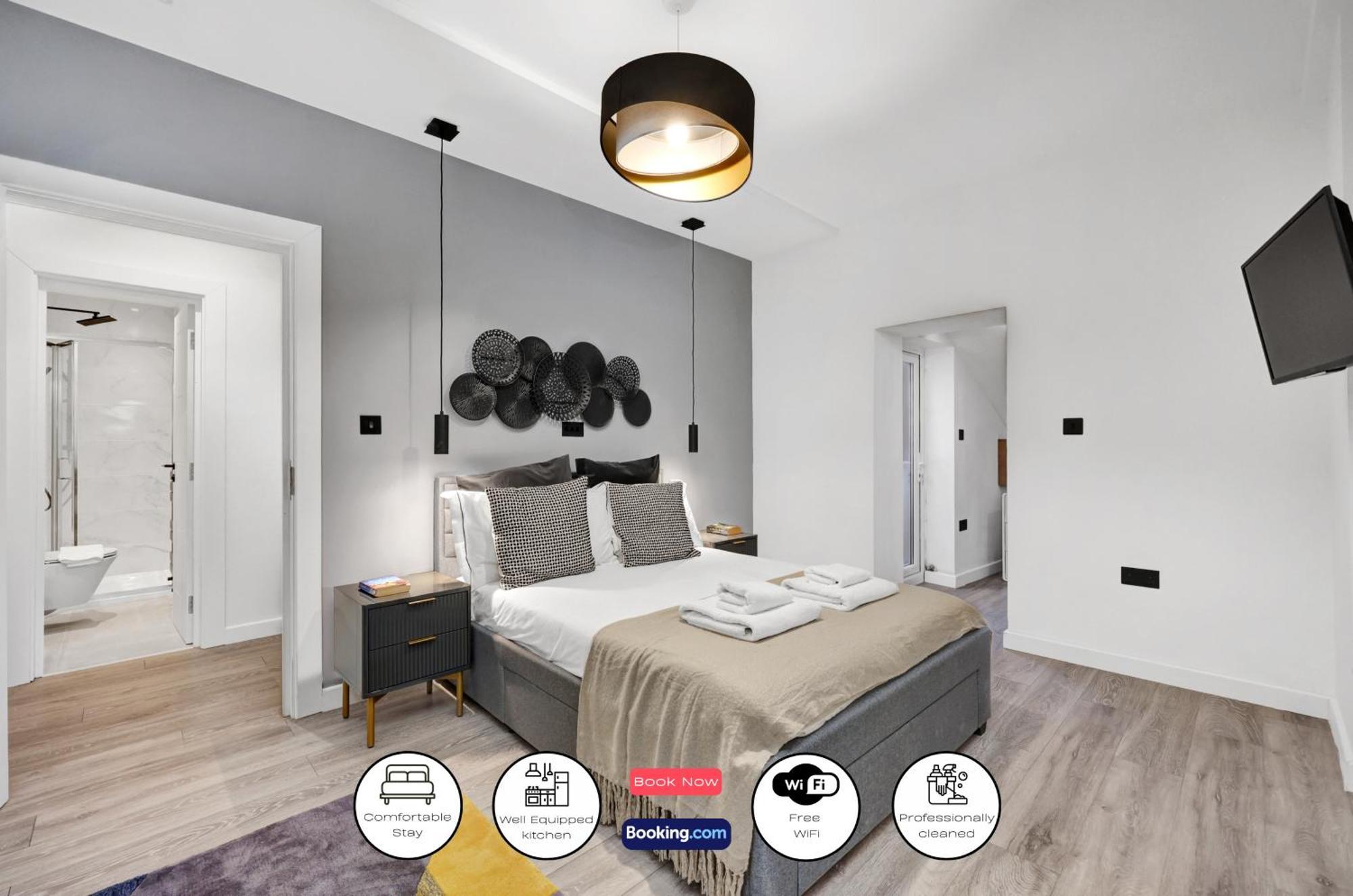 Hilldrop Short Term & Flexible Renting Islington With Free Wifi, Parking & Garden Londres
