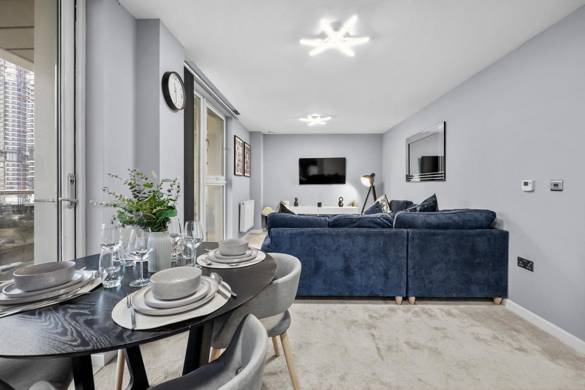 Appartement 2-bedroom Short Term & Flexible Renting Canary Wharf Londres