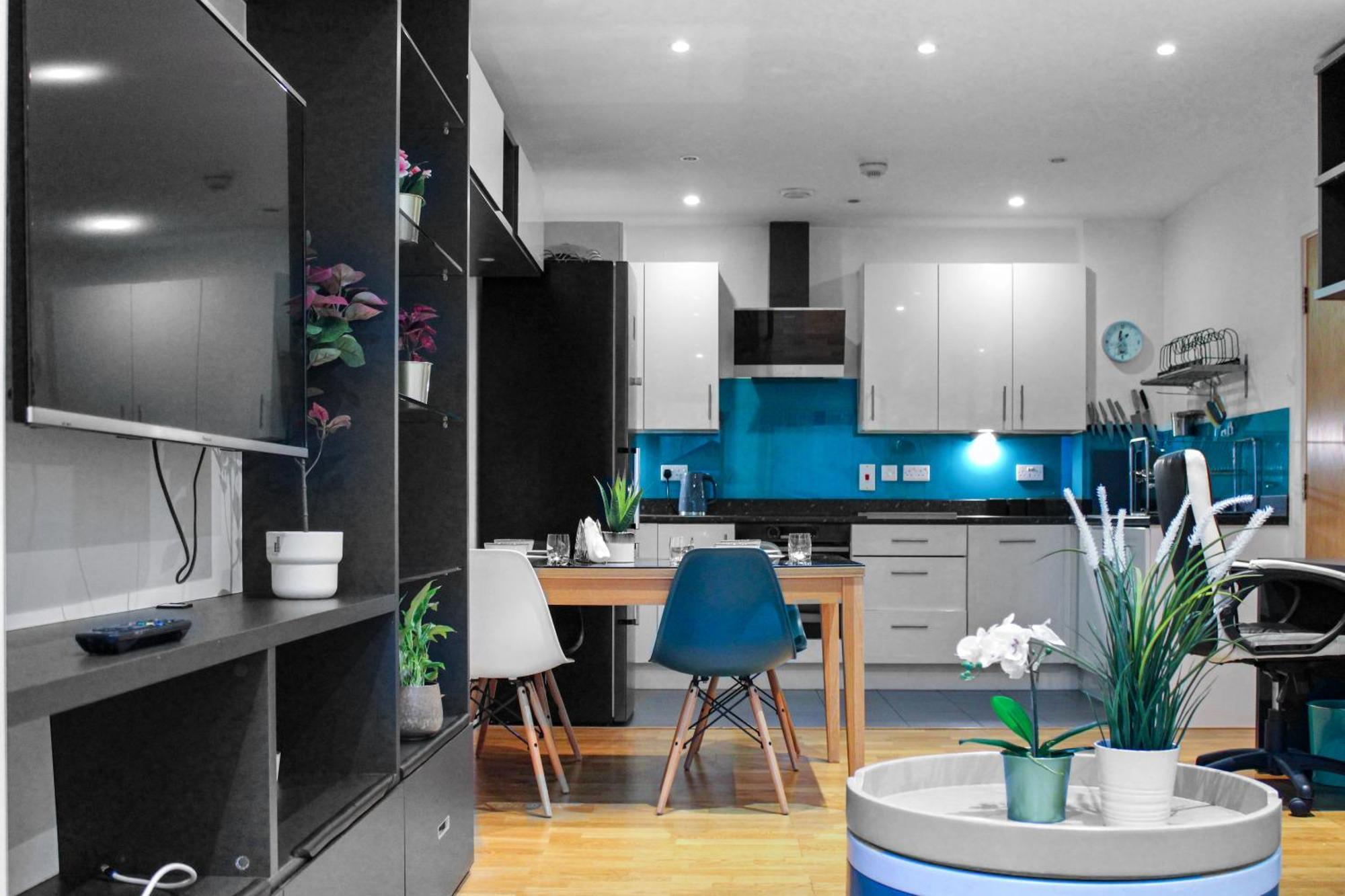 Appartement Walk To King's Hospital,private Terrace,828 Sq Ft,workspace *