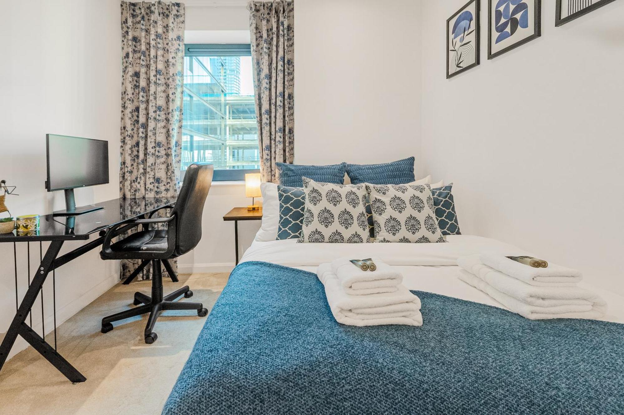 Appartement Bright 2br In Canary With Balcony Wharf, 5 Min Tube