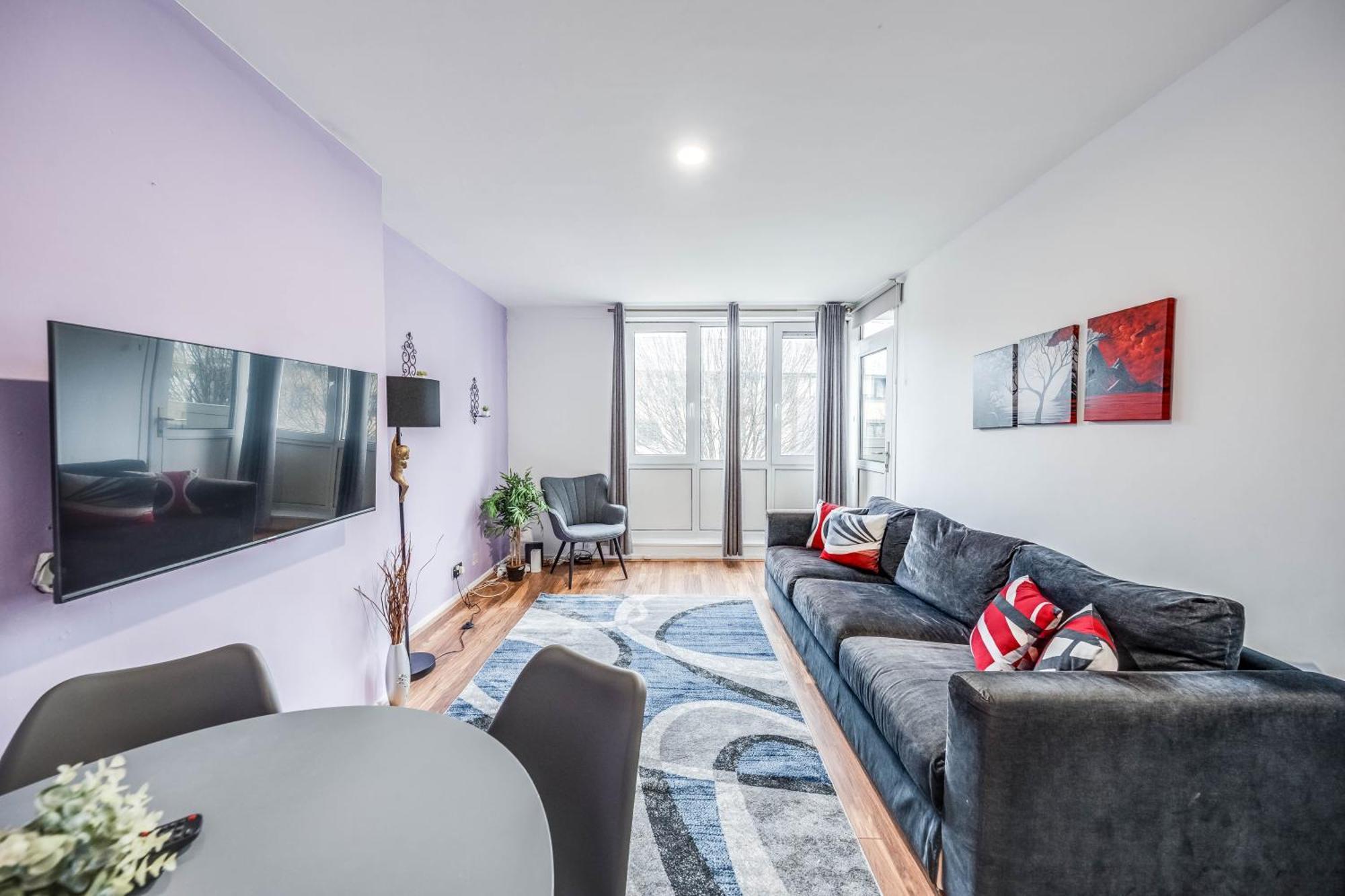 Leo's Place In Mile End 2 Double Beds, 1 Bunk Bed, Max 6, Spacious, Ideal For Families Appartement *