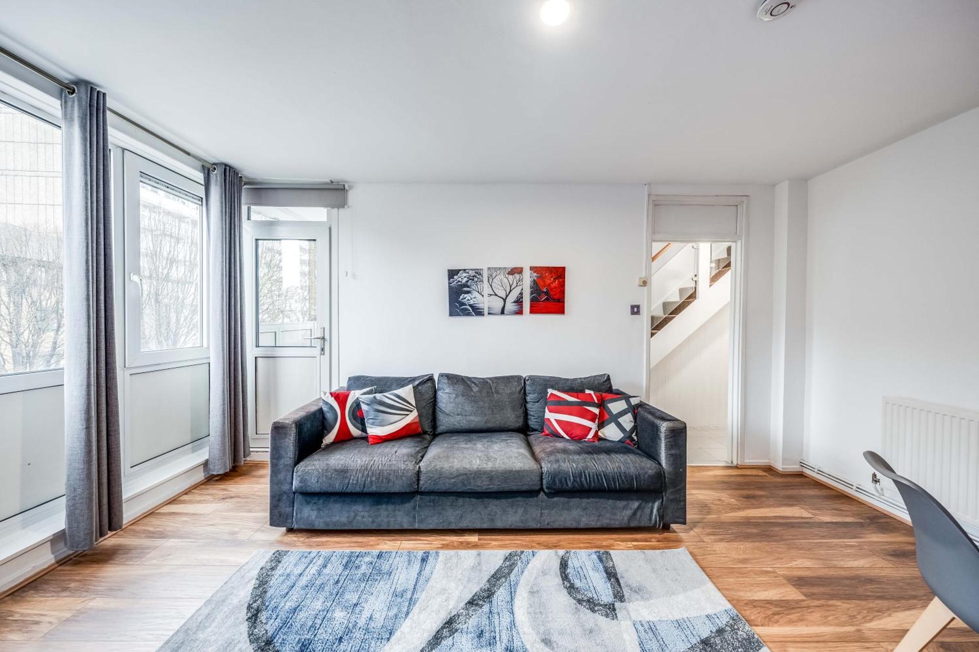 Leo's Place In Mile End 2 Double Beds, 1 Bunk Bed, Max 6, Spacious, Ideal For Families Appartement *