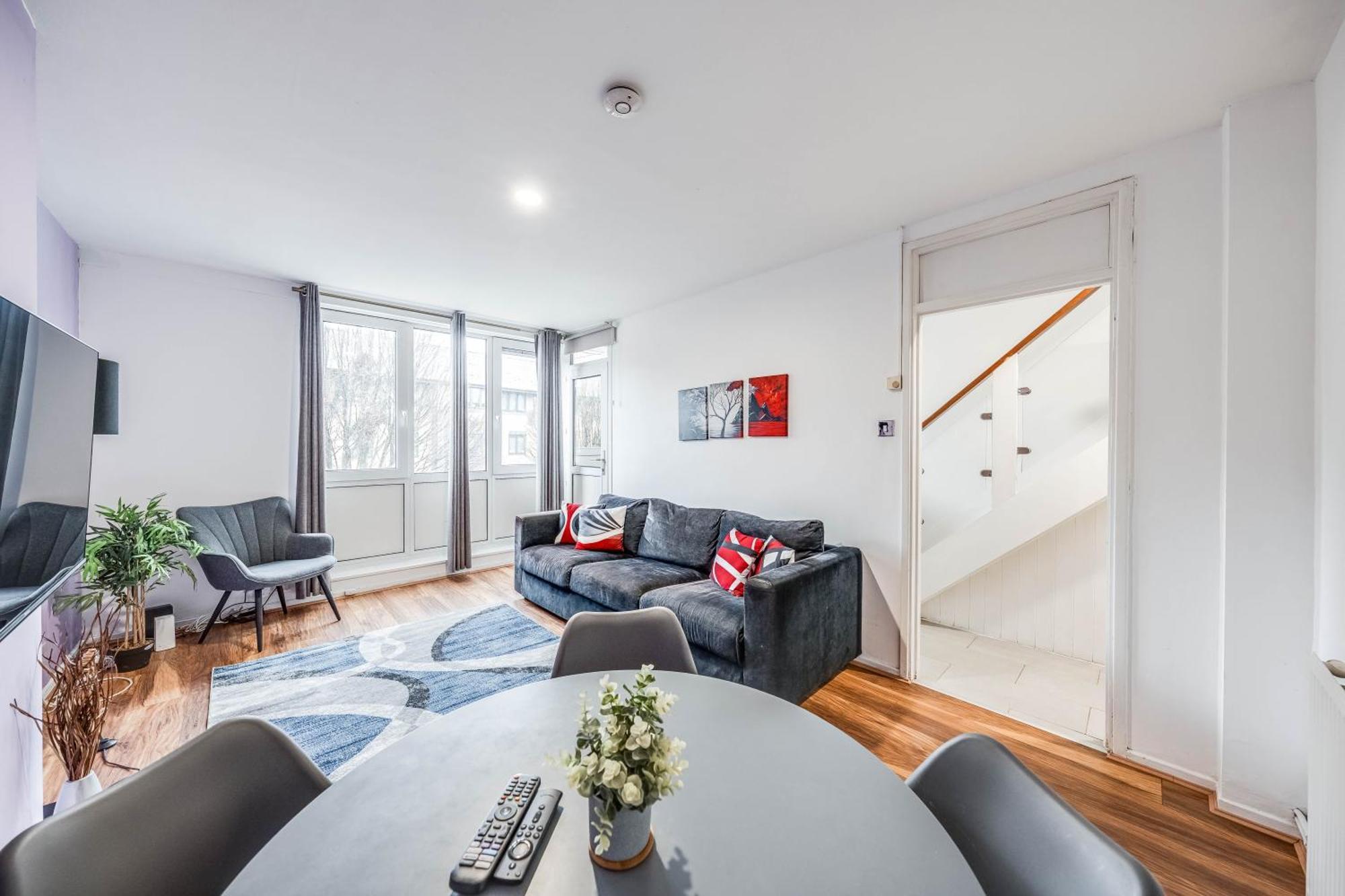 Leo's Place In Mile End 2 Double Beds, 1 Bunk Bed, Max 6, Spacious, Ideal For Families Appartement Londres