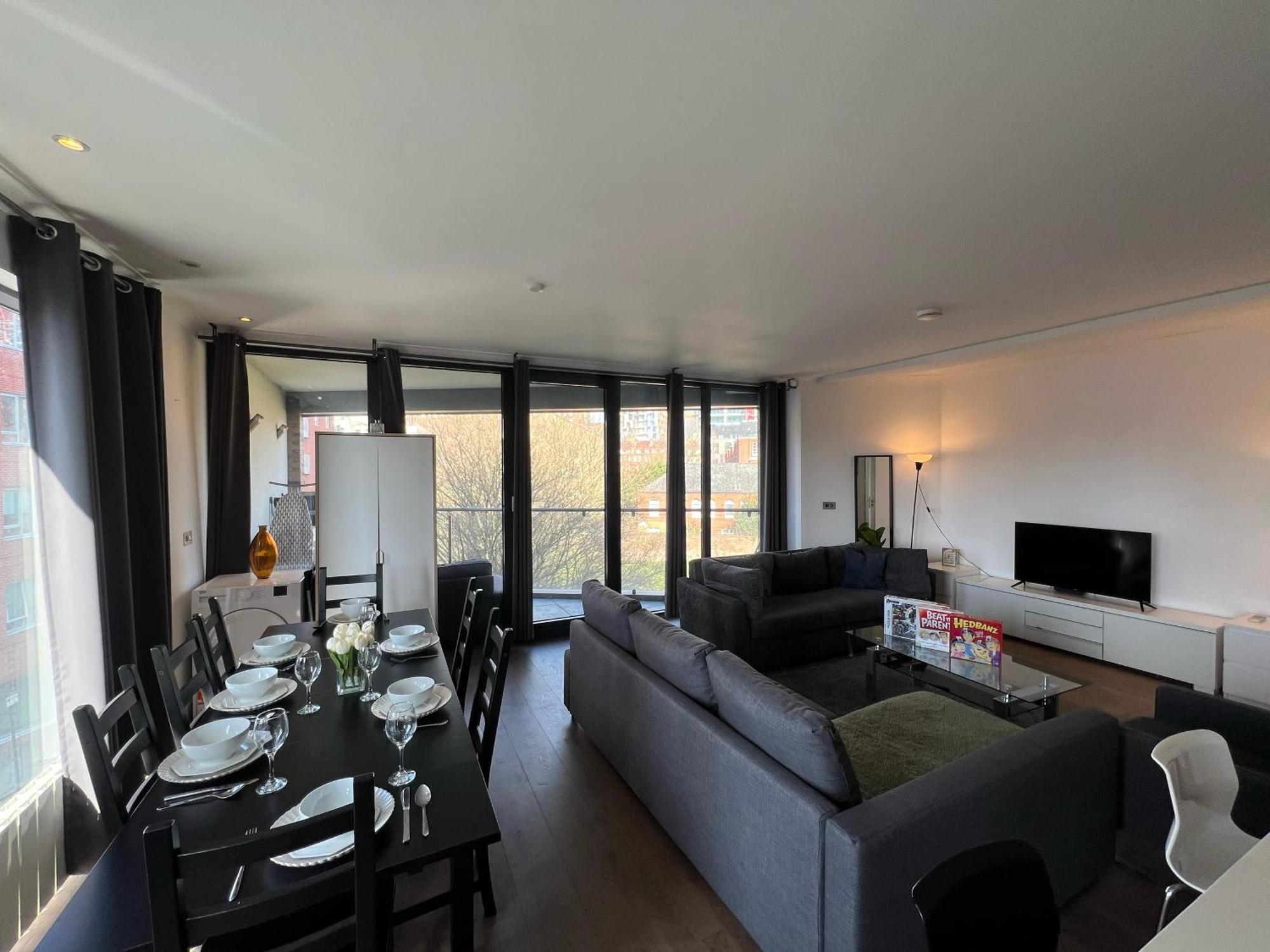 Appartement Sleek 3-bedroom Flat With Lift & Wi-fi In Southwark, Borough Near The Shard