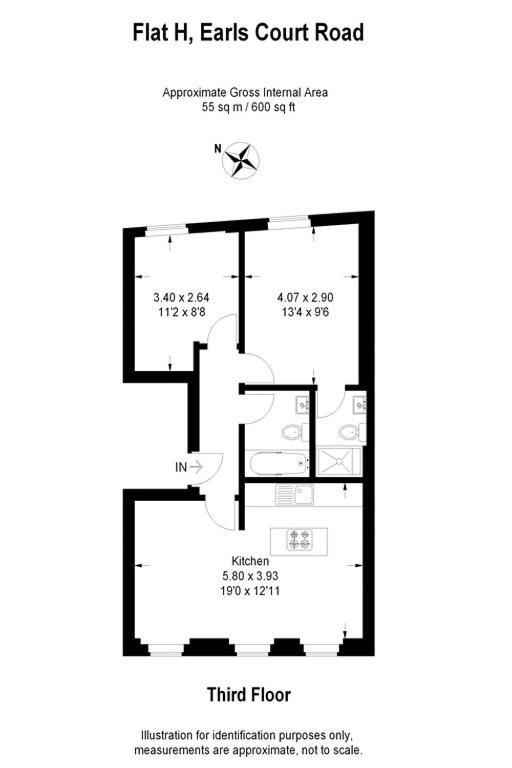 Bright & Airy Flat With Stunning Rooftop Views Appartement