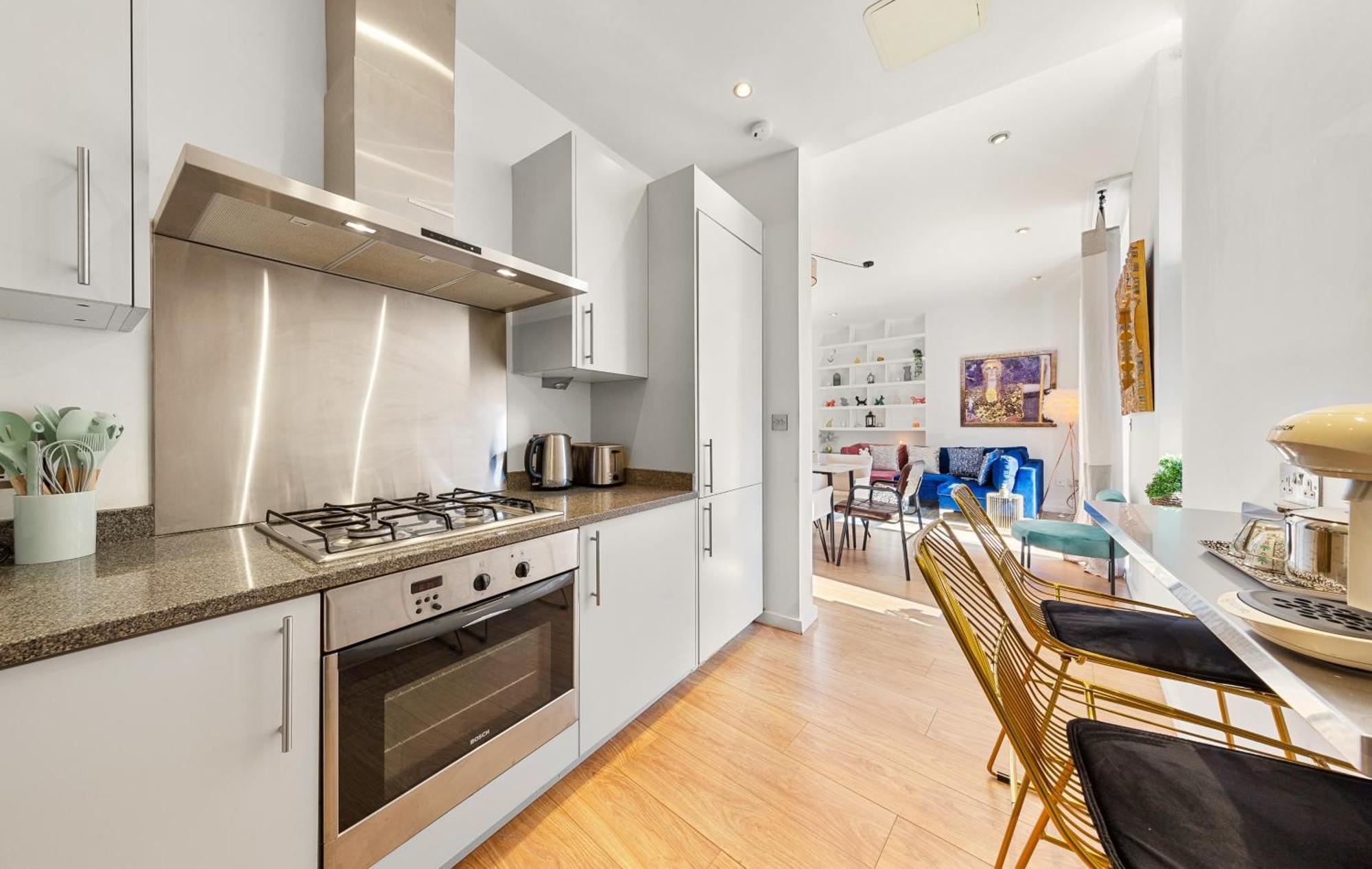 Designer Victorian Flat With Large Terrace