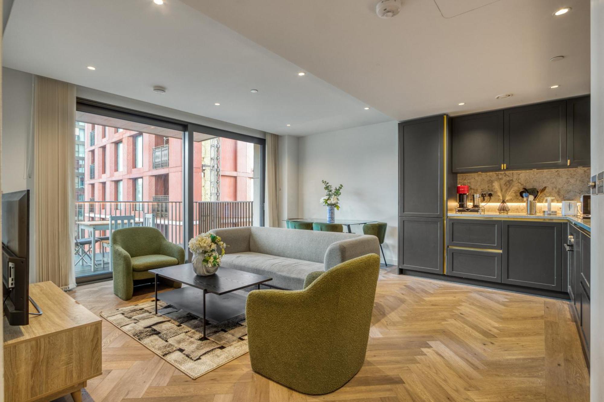 Appartement Hyde Park Luxury 2br 2ba Balcony