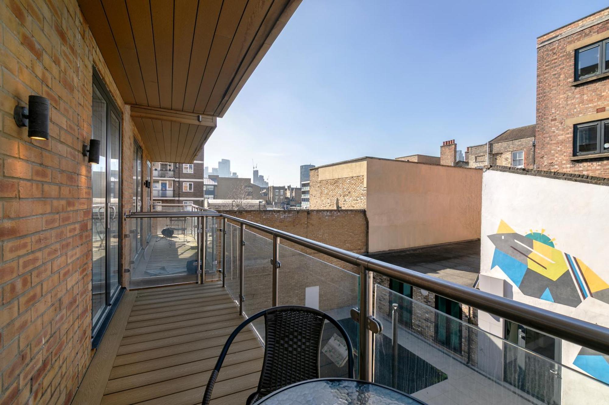Hébergement de vacances Hoxton Shoreditch 2 Bed 2 Bath Roof Terrace