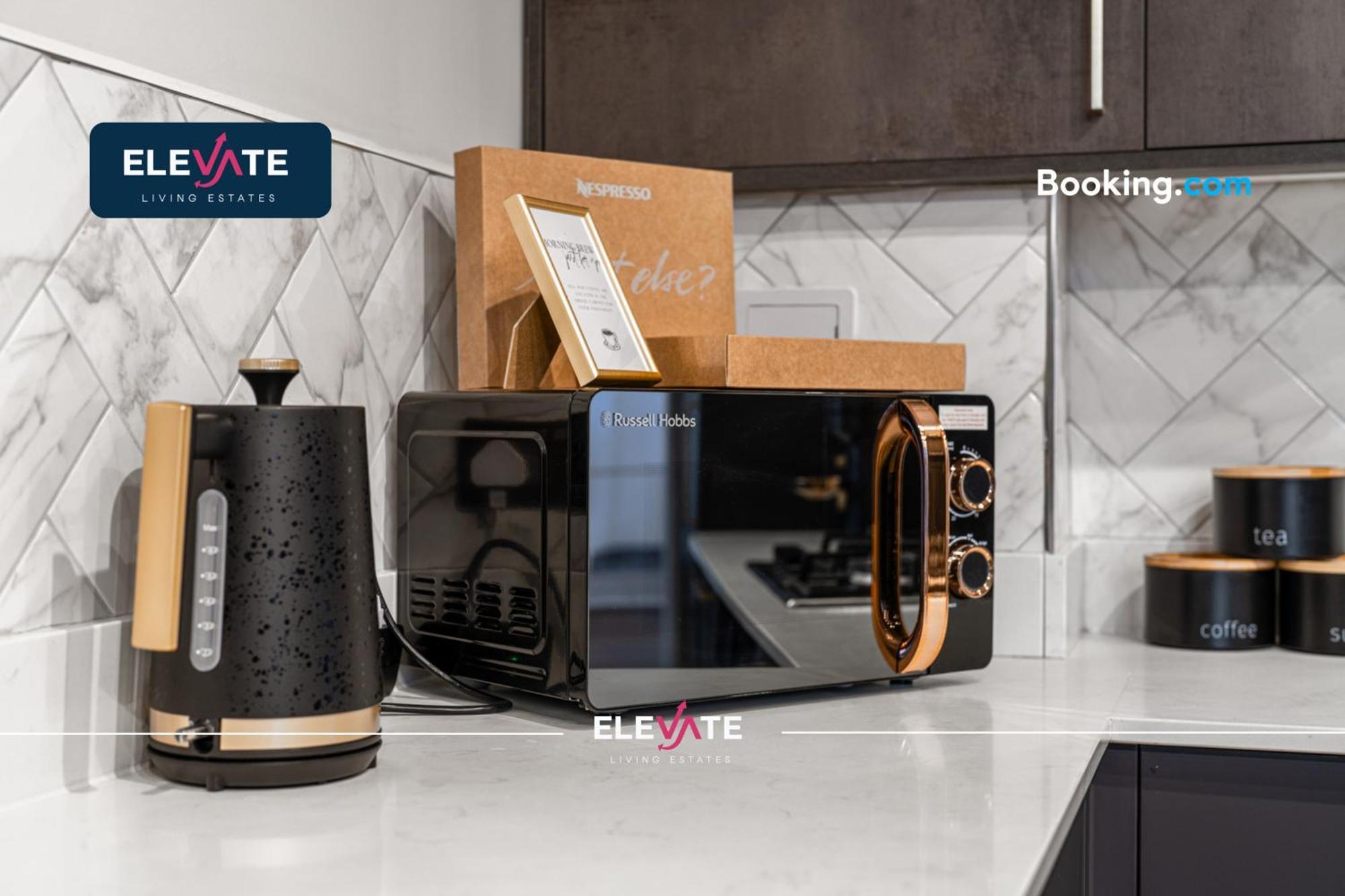 Premium Deals L Last-minute Escape L Wembley Stadium Location, Free Parking, Sleeps 8 L Elevate Living Estates Short Lets & Serviced Wembley Appartement *