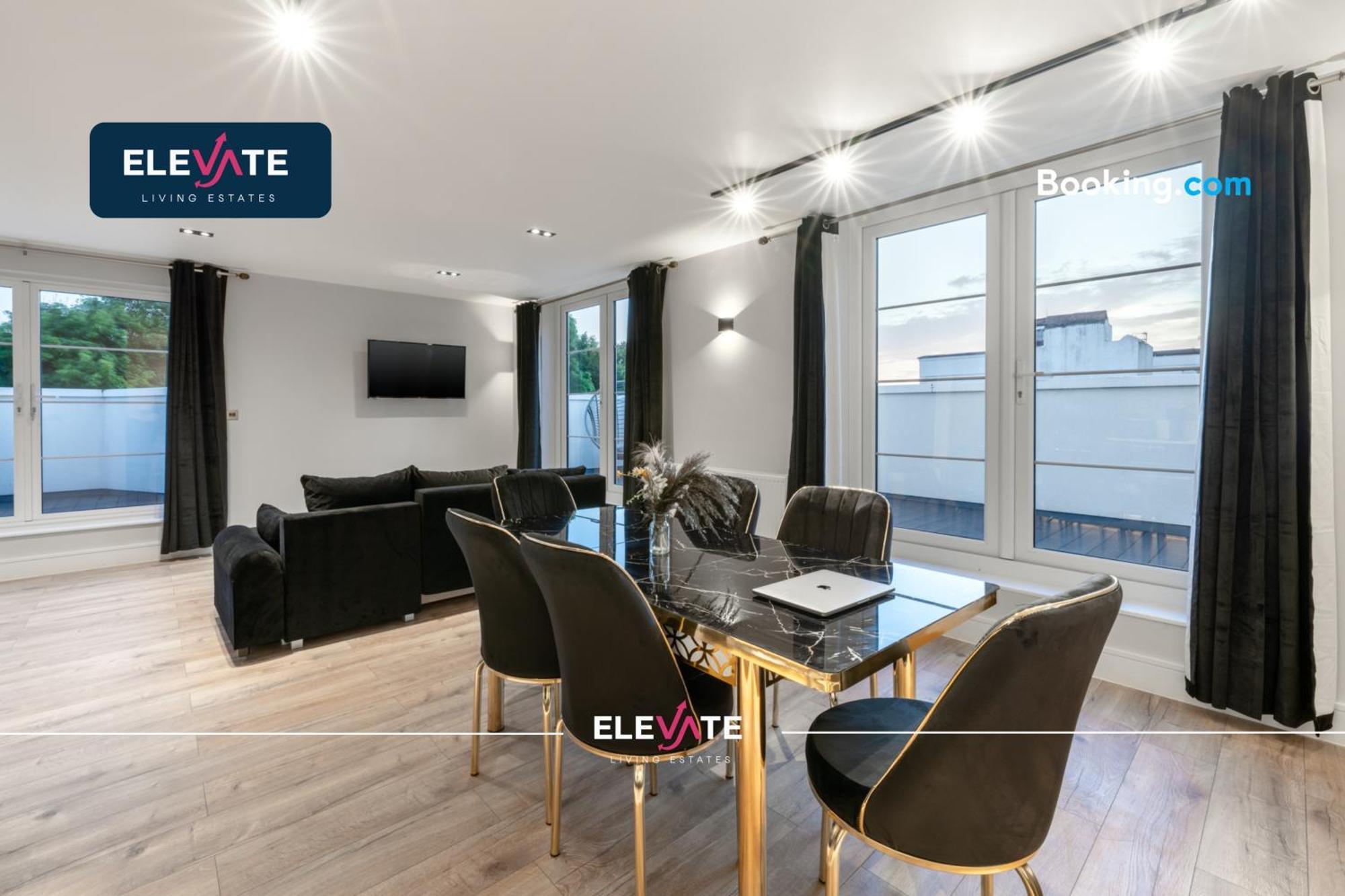Appartement Premium Deals L Last-minute Escape L Wembley Stadium Location, Free Parking, Sleeps 8 L Elevate Living Estates Short Lets & Serviced Wembley Londres