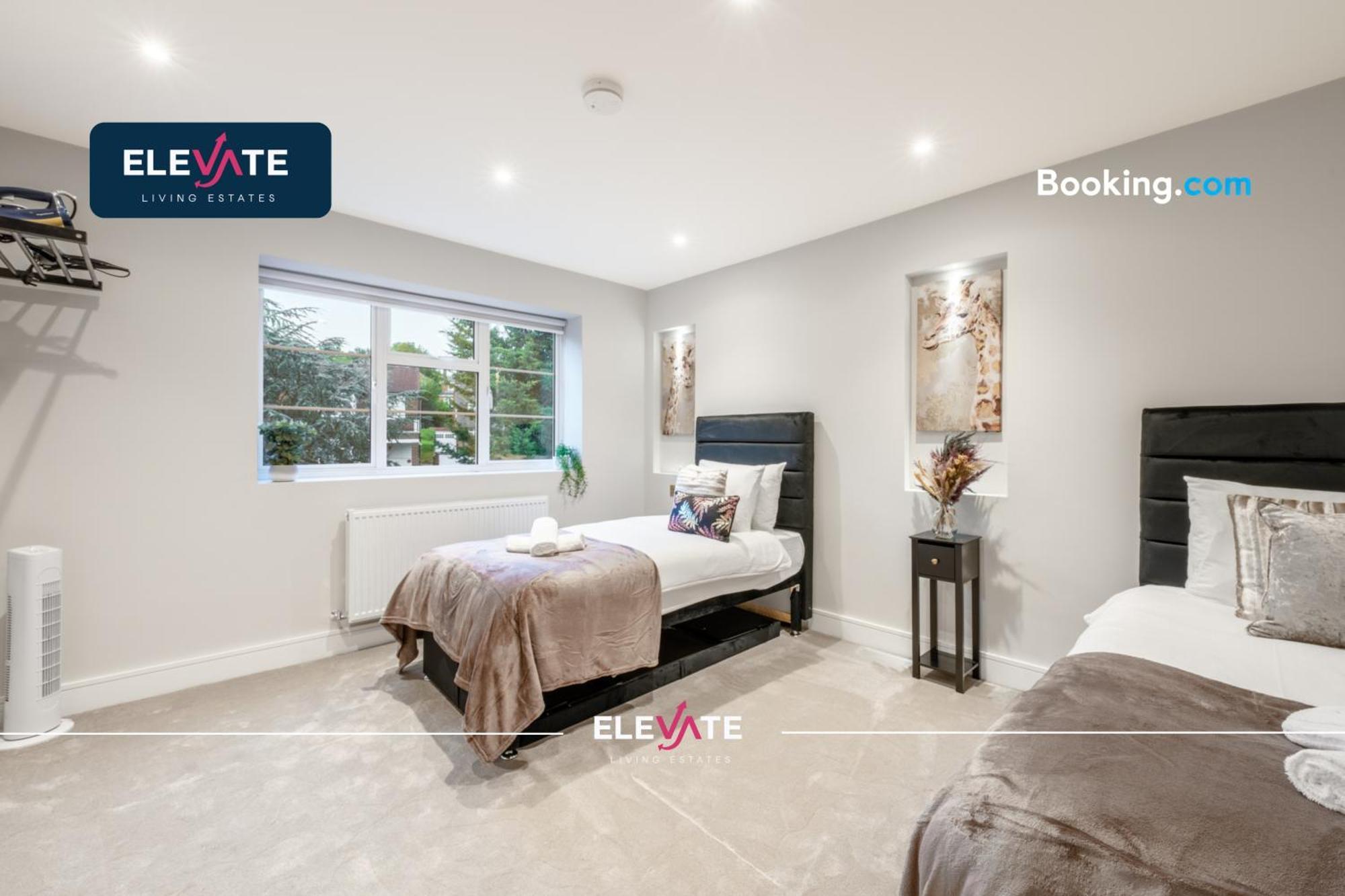 Appartement Premium Deals L Last-minute Escape L Wembley Stadium Location, Free Parking, Sleeps 8 L Elevate Living Estates Short Lets & Serviced Wembley Londres