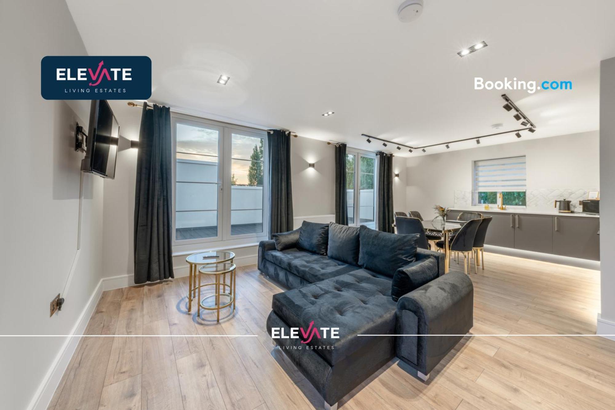 Appartement Premium Deals L Last-minute Escape L Wembley Stadium Location, Free Parking, Sleeps 8 L Elevate Living Estates Short Lets & Serviced Wembley Londres