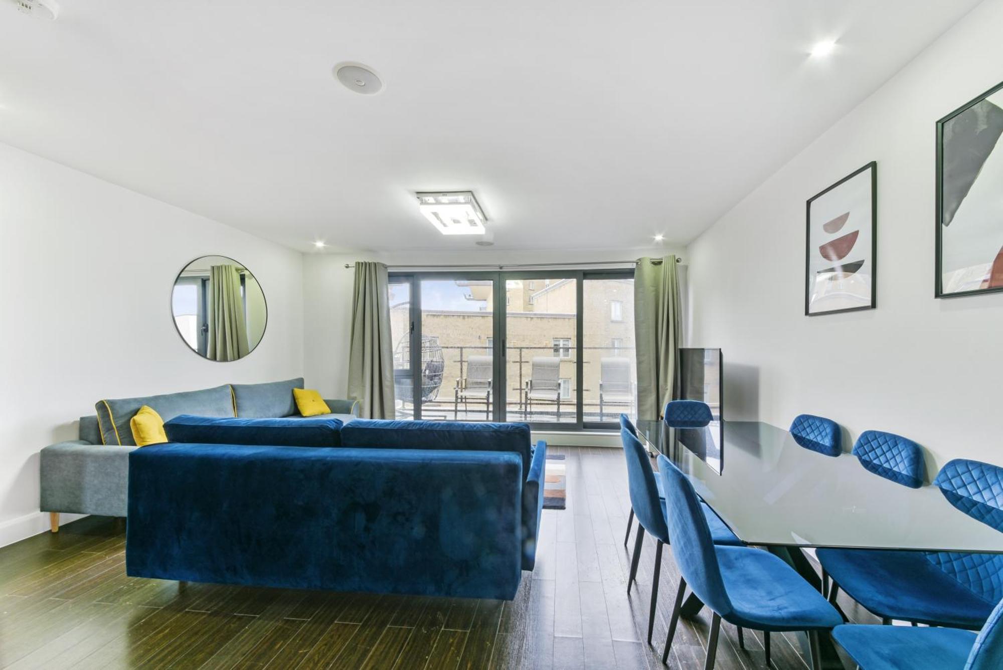 Apartamento Large 2 Bed 2 Bath Flat With Patio, Canary Wharf Londres