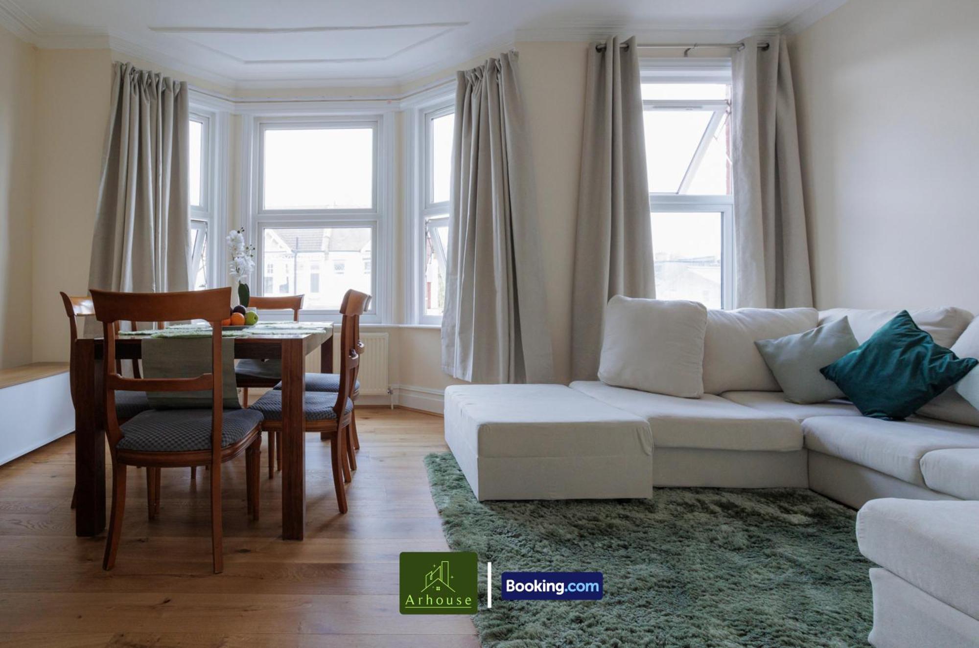 3 Bedroom By Arhouse Short Lets & Serviced Kensal Rise With Free Wifi & Free Parking Apartment London