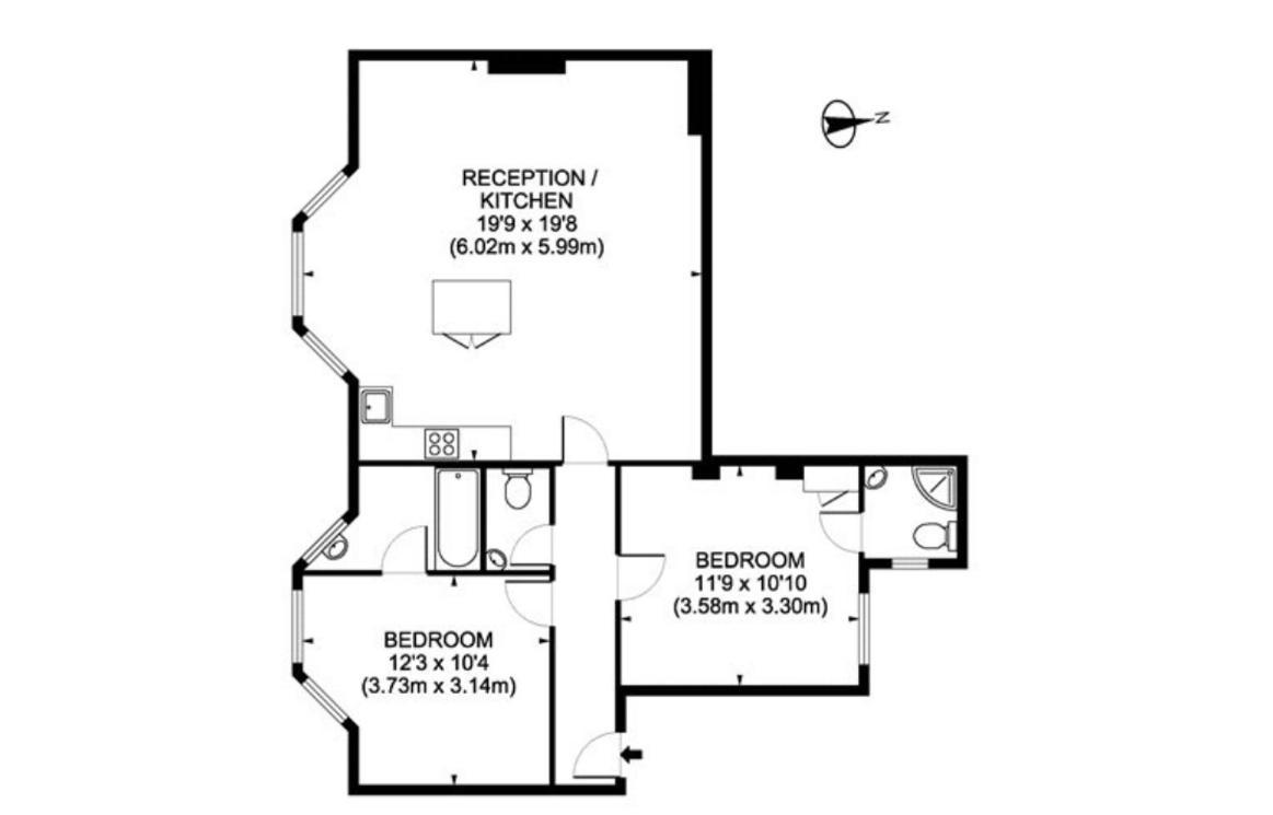 Two Bed By Livestay Short Lets & Serviced Near Oxford Circus Londres