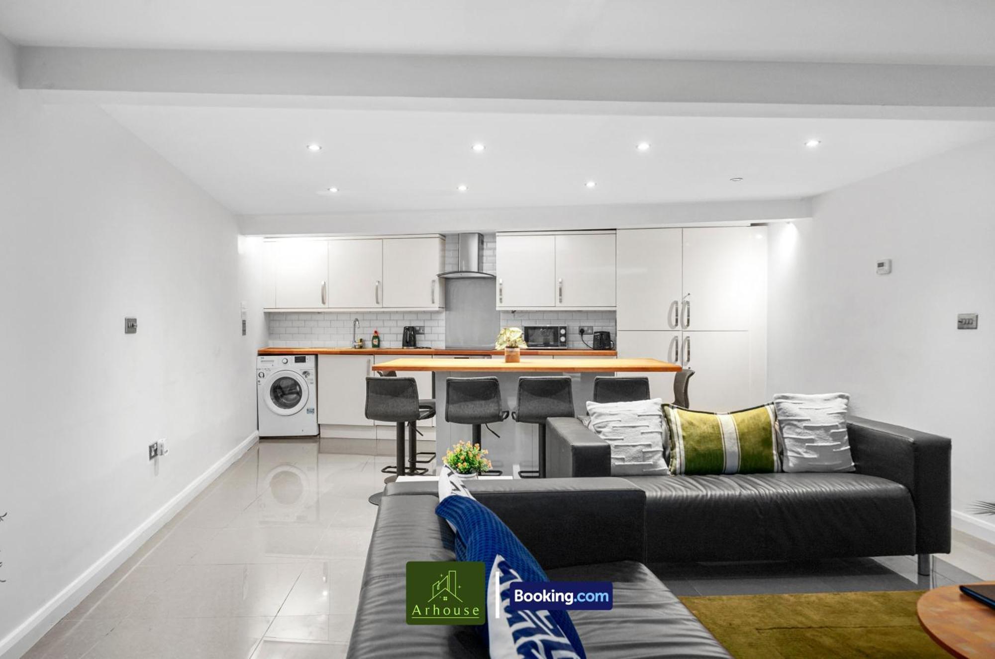 Two Bedroom By Arhouse Short Lets & Serviced Clapham With Free Wifi Appartement