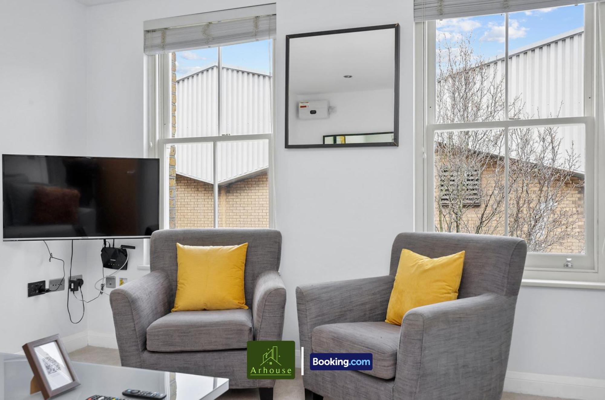 Appartement Two Bedroom By Arhouse Short Lets & Serviced Shoreditch With Free Wifi *