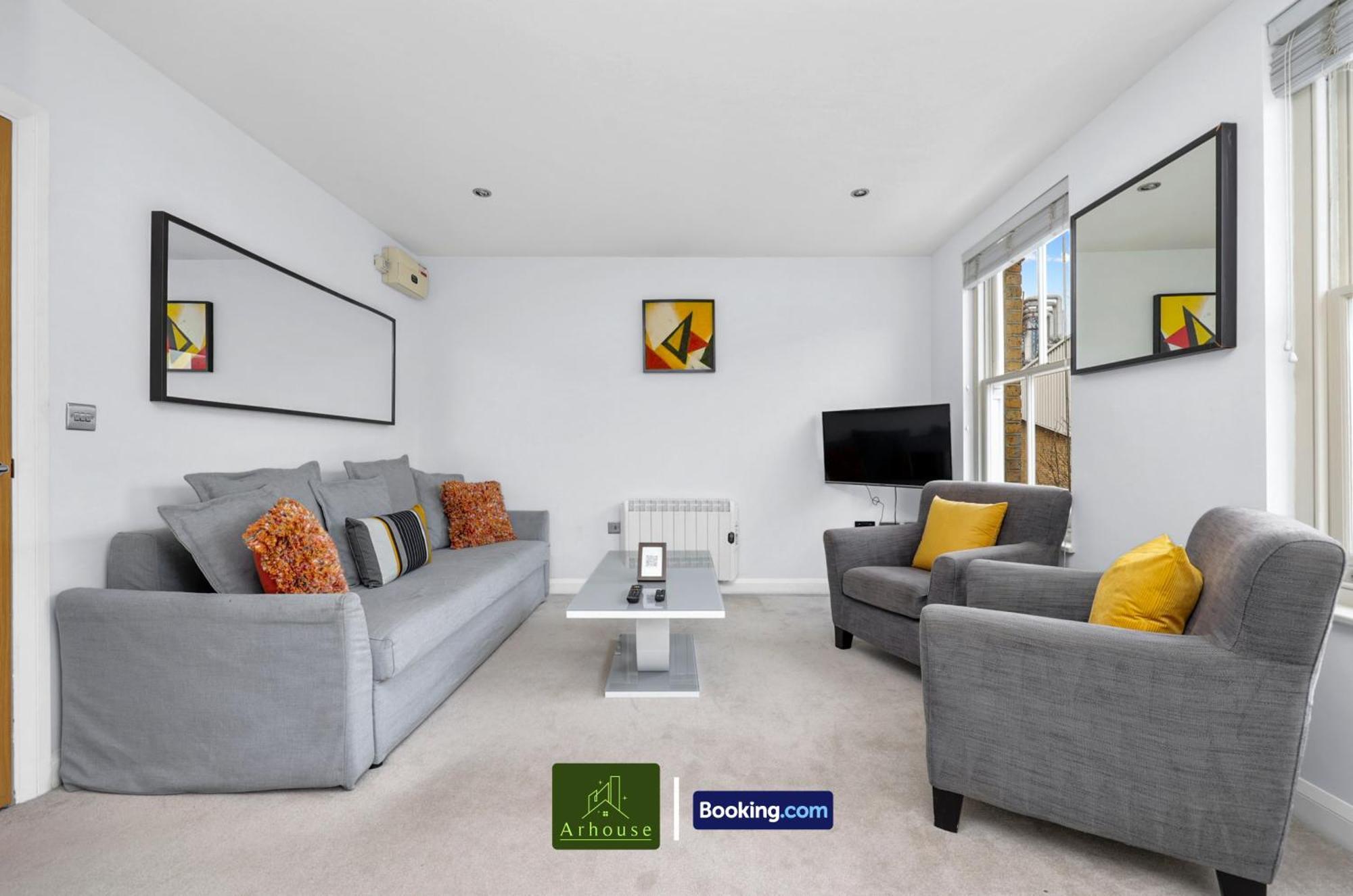Two Bedroom By Arhouse Short Lets & Serviced Shoreditch With Free Wifi Appartement Londres