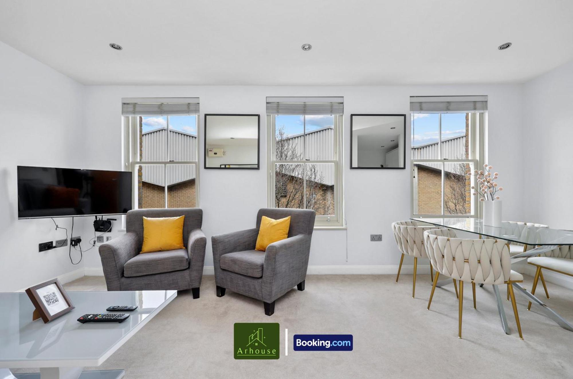 Appartement Two Bedroom By Arhouse Short Lets & Serviced Shoreditch With Free Wifi Londres