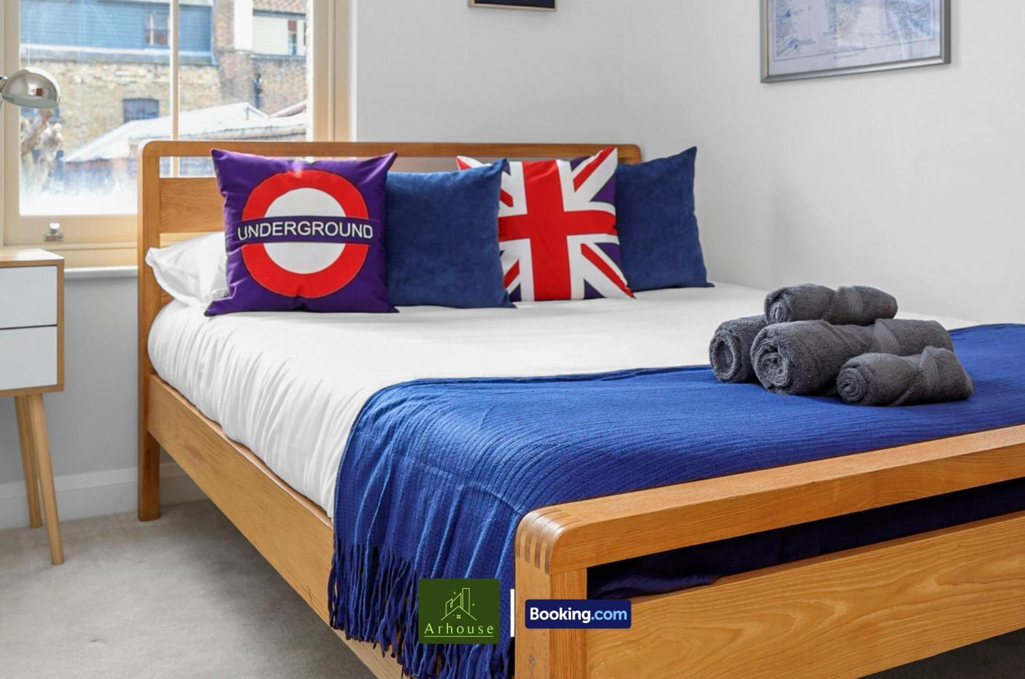 Appartement Two Bedroom By Arhouse Short Lets & Serviced Shoreditch With Free Wifi