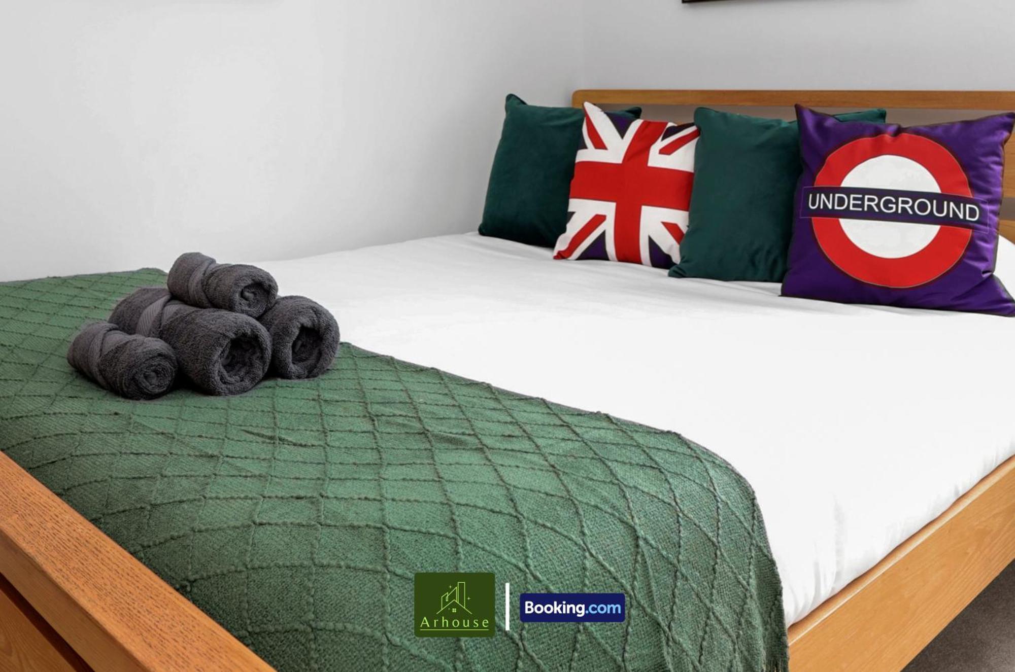 Appartement Two Bedroom By Arhouse Short Lets & Serviced Shoreditch With Free Wifi *