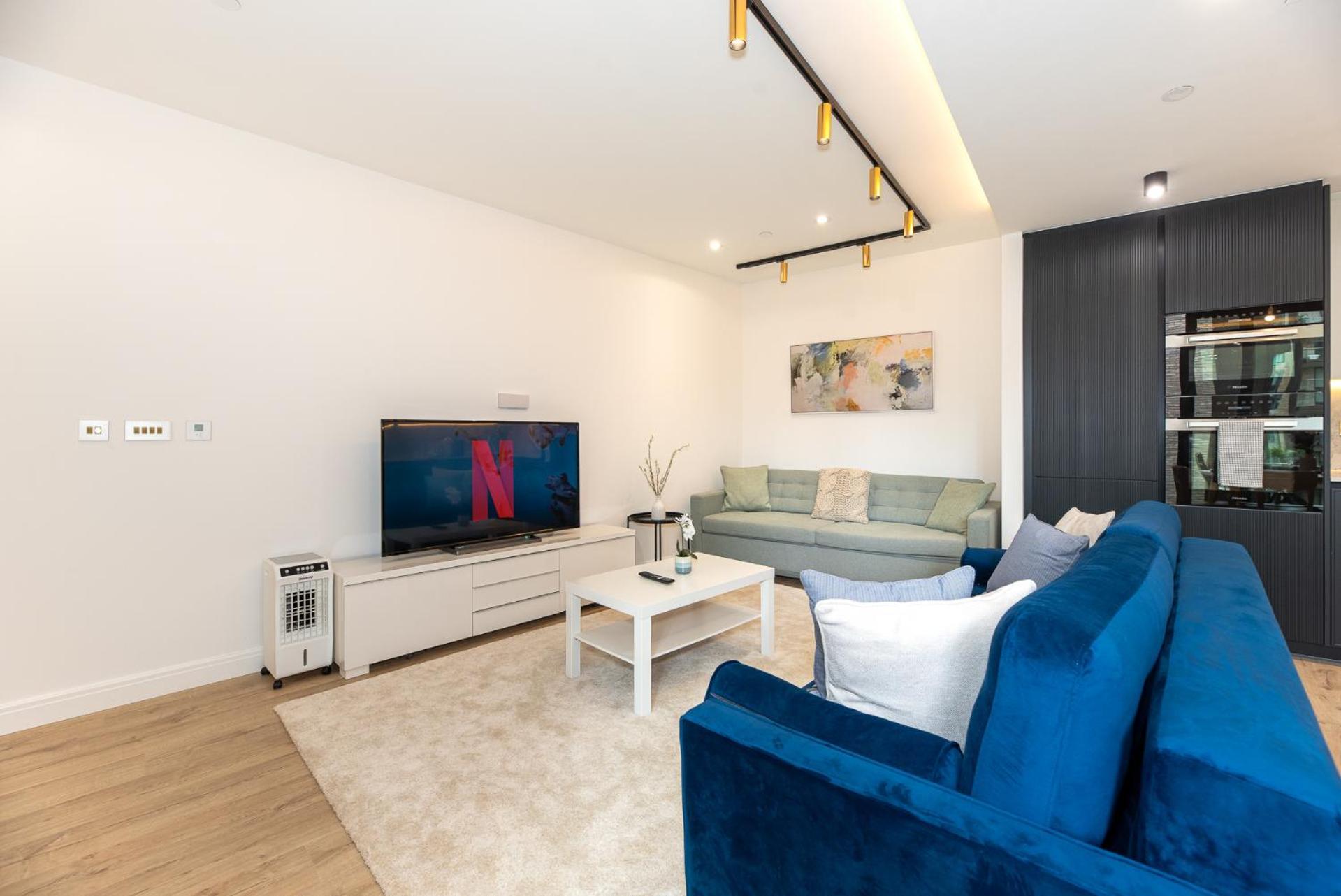 Appartement Premium 2-Bedroom Flat With Lift & Private Balcony In Farringdon, London