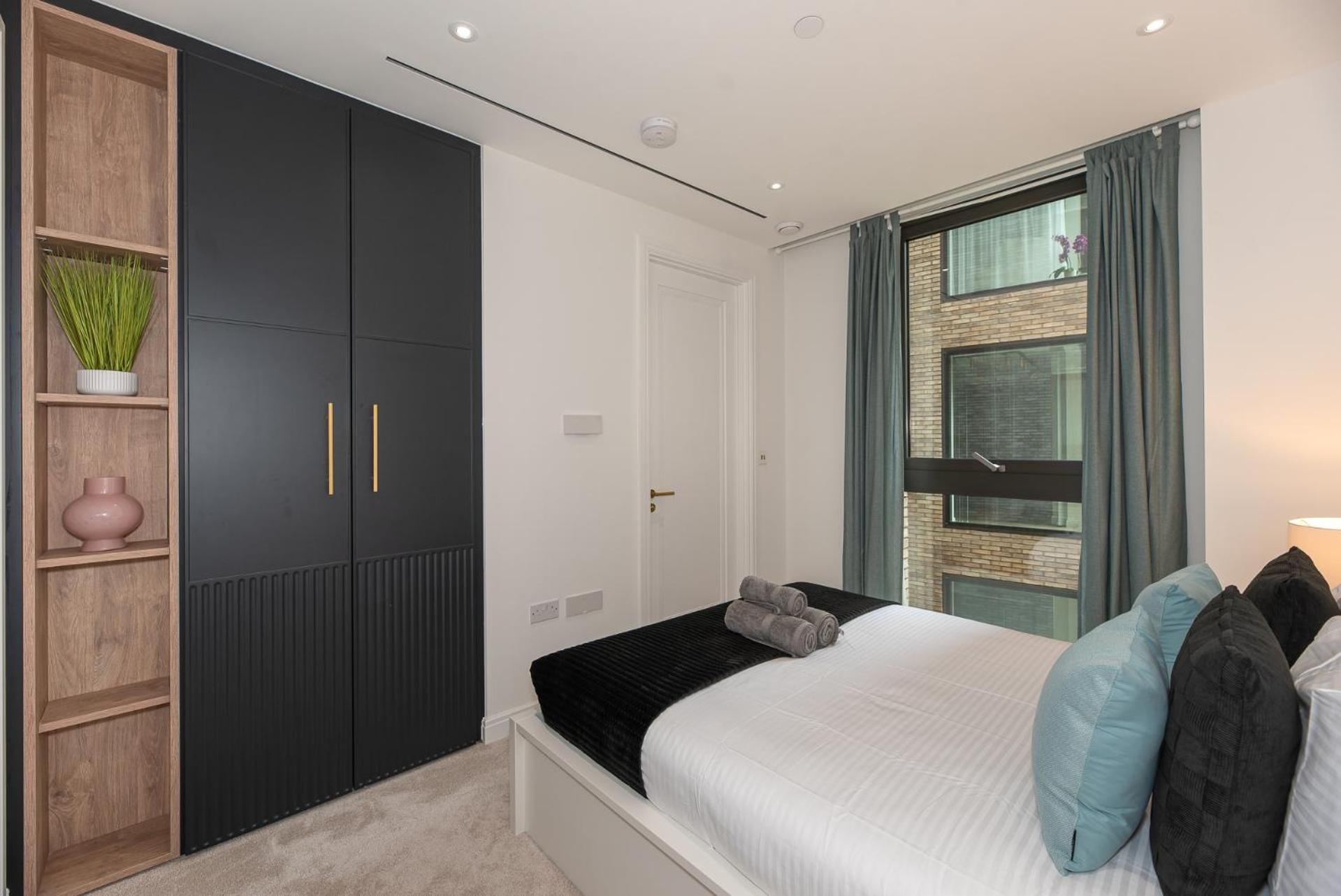 Appartement Premium 2-Bedroom Flat With Lift & Private Balcony In Farringdon, London Londres