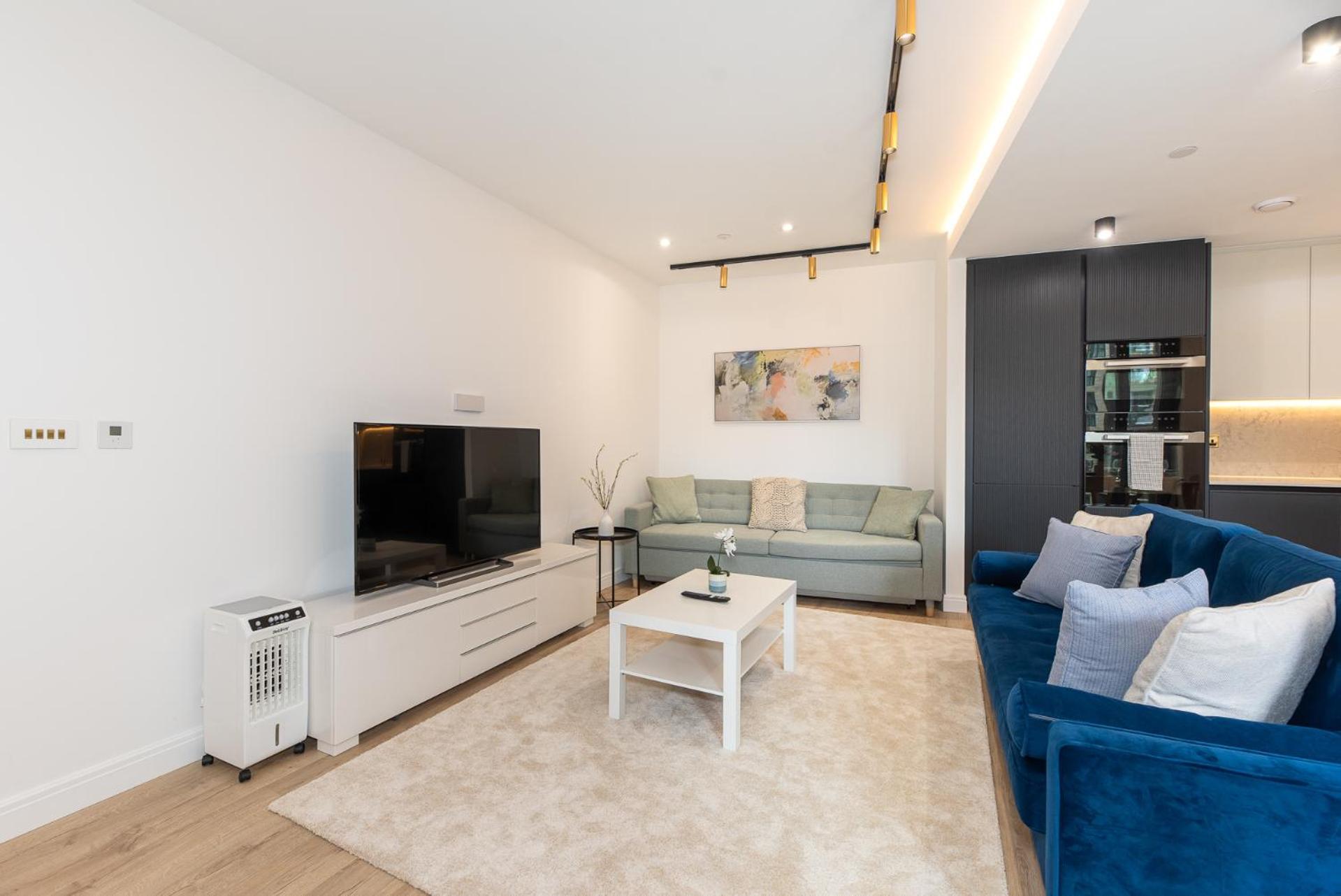 Appartement Premium 2-Bedroom Flat With Lift & Private Balcony In Farringdon, London Londres