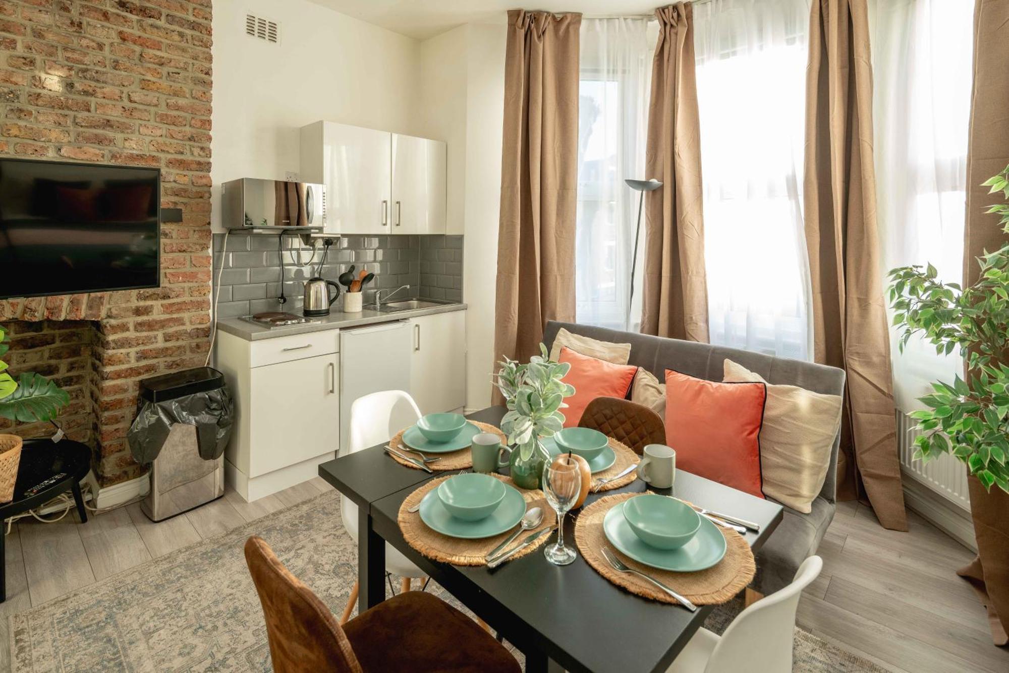 Bright By Hampstead & Kilburn For 4 Appartement *