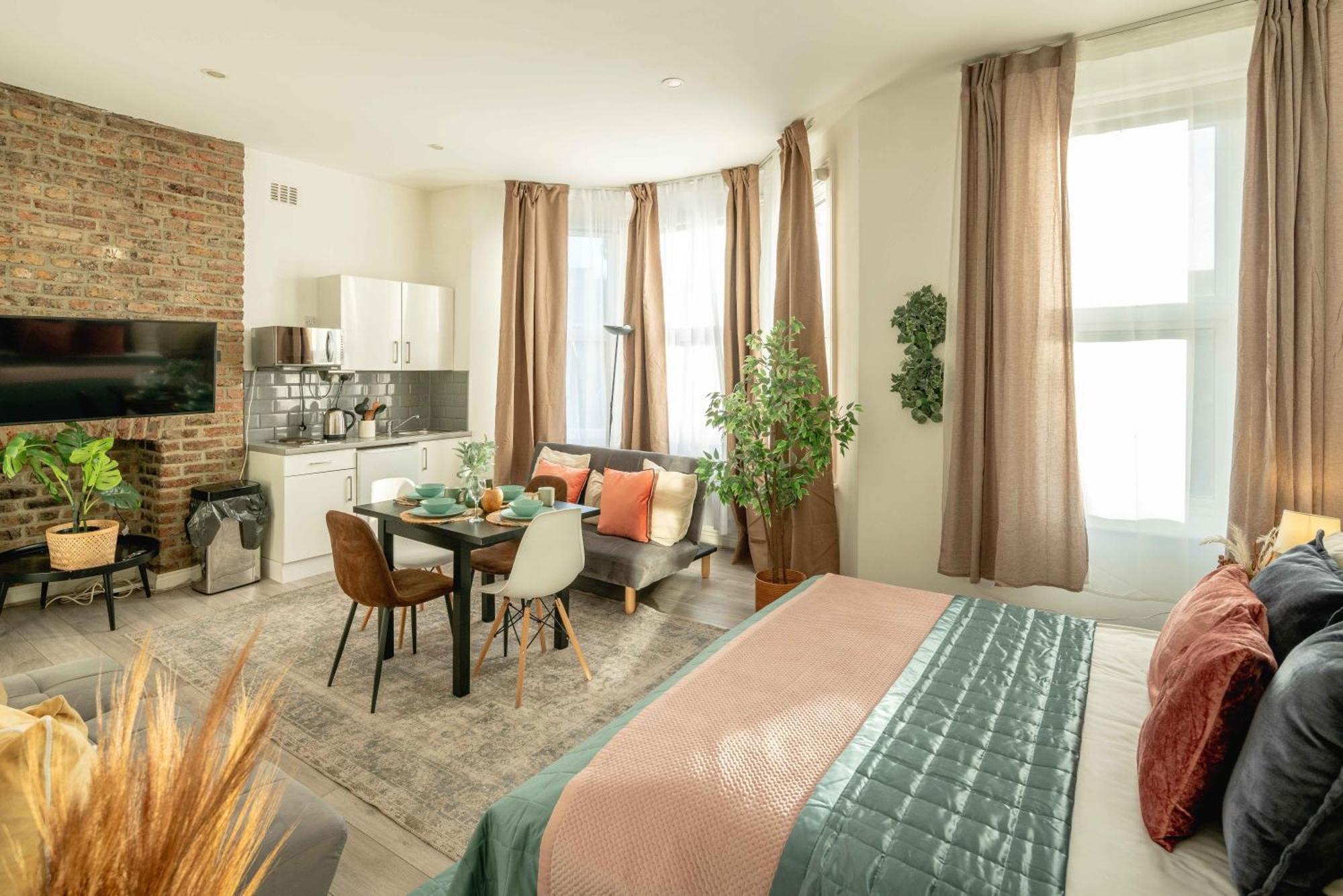 Appartement Bright By Hampstead & Kilburn For 4 Londen