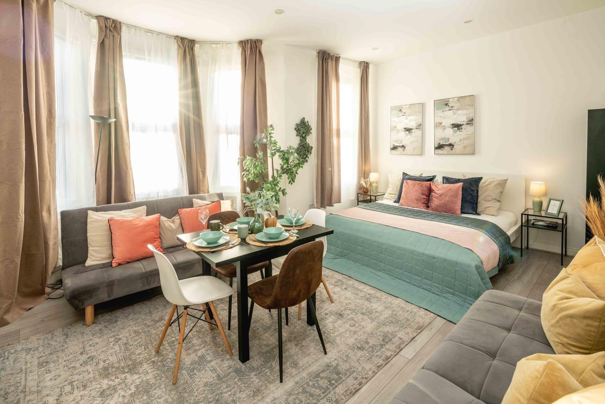 Appartement Bright By Hampstead & Kilburn For 4 *