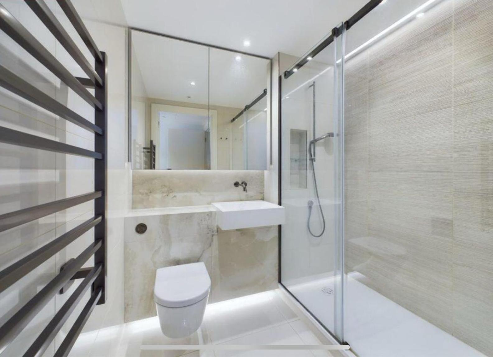 Luxury Modern 2bd 2ba White Living Appartement Londres