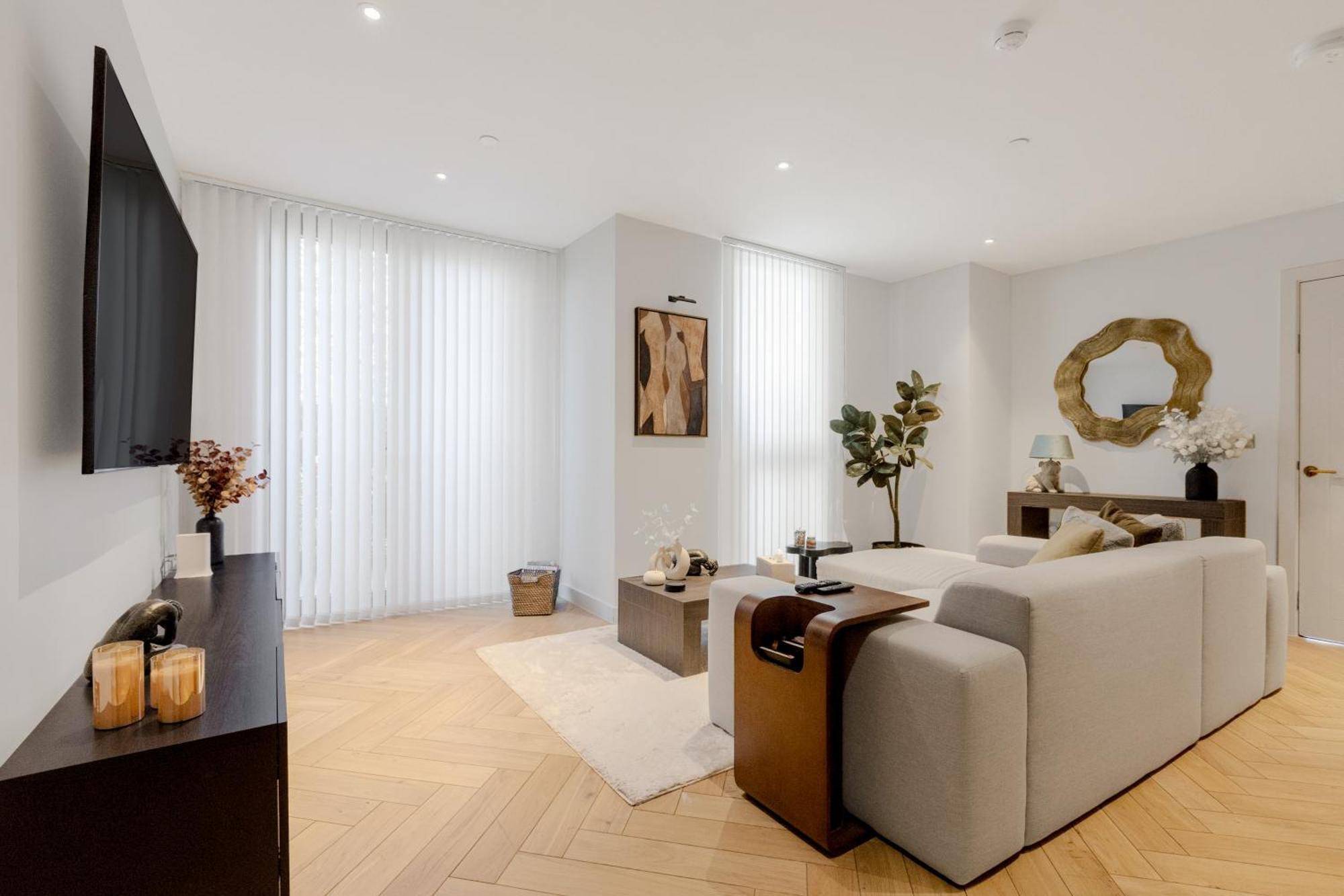 Chic 1br With Terrace & Gym, West Hampstead Appartement Londres