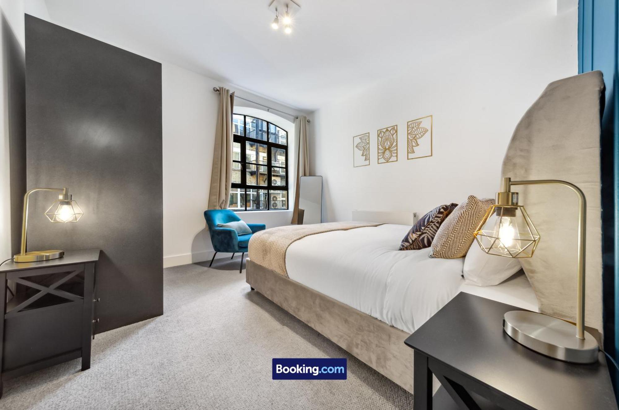 Farringdon Modern By Smart Short Lets & Serviced With Smart Tv & Free Wifi